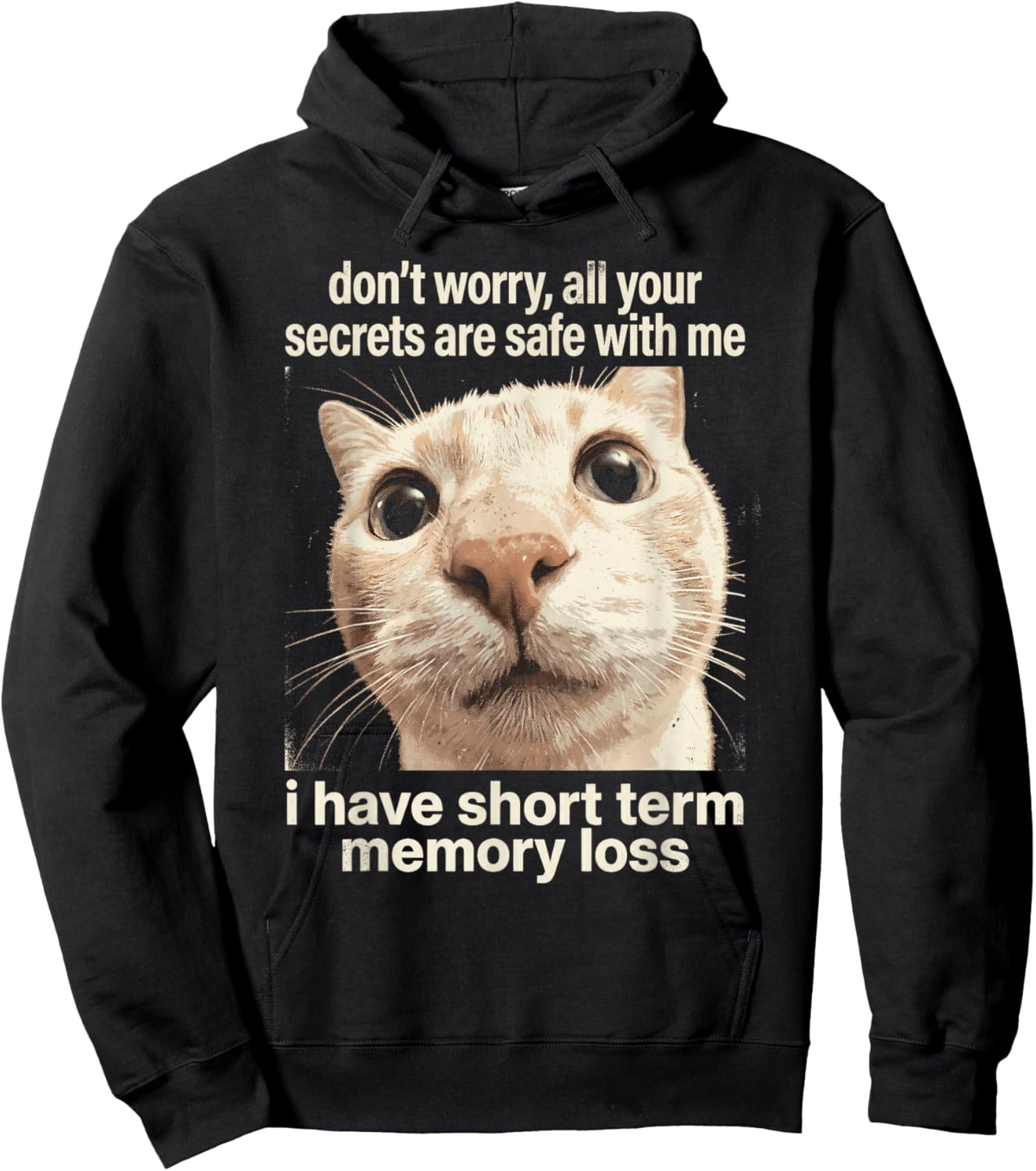 Safe Bad Memory Humor Hoodie - Hoodie | Black