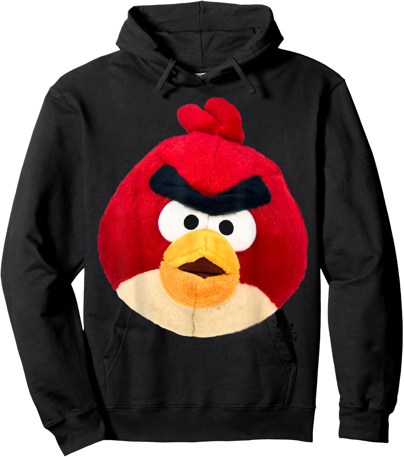 Angry Birds Red Plush Official Merchandise Hoodie - Hoodie | Black