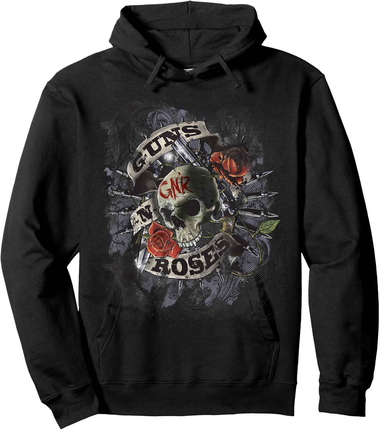 Gun N' Roses Official Firepower Hoodie - Hoodie | Black