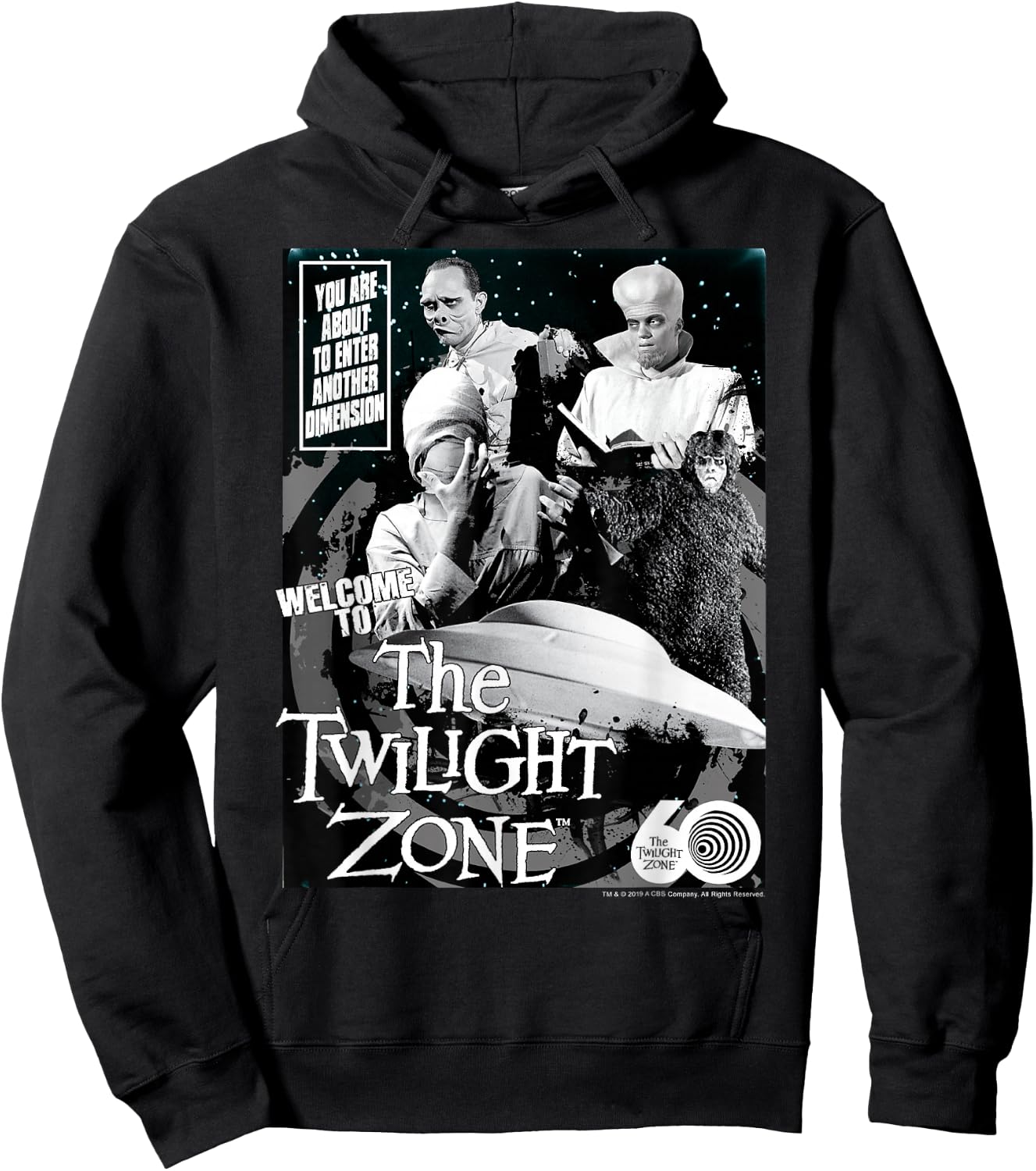 The Twilight Zone 60th Anniversary Enter Another Dimension Hoodie - Hoodie | Black