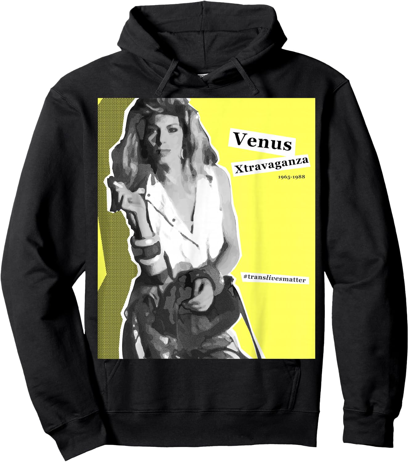 Venus Xtravaganza - Trans Lives Matter Hoodie - Hoodie | Black
