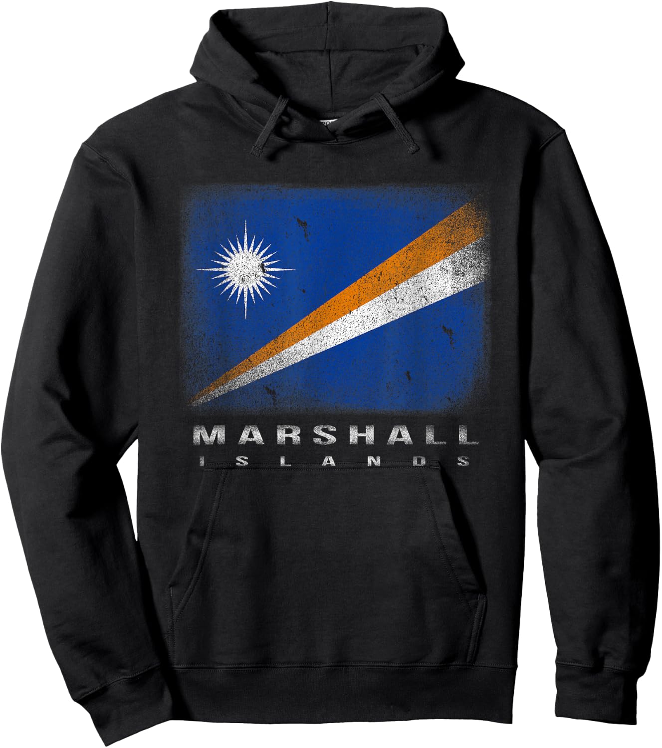 Marshall Islands Marshallese Flag Souvenir Travel Hoodie - Hoodie | Black