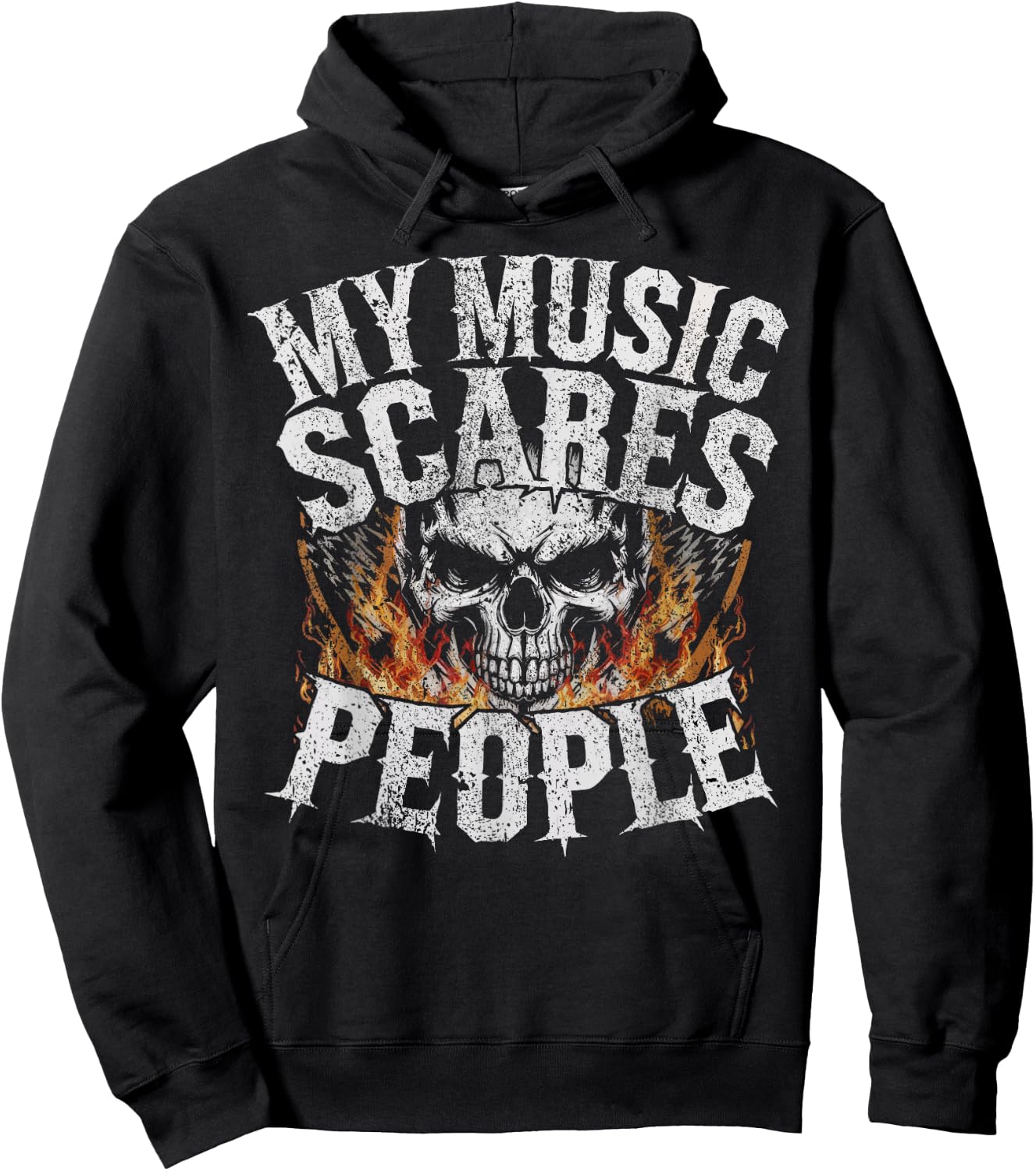 Trash Metal Music Hoodie - Hoodie | Black