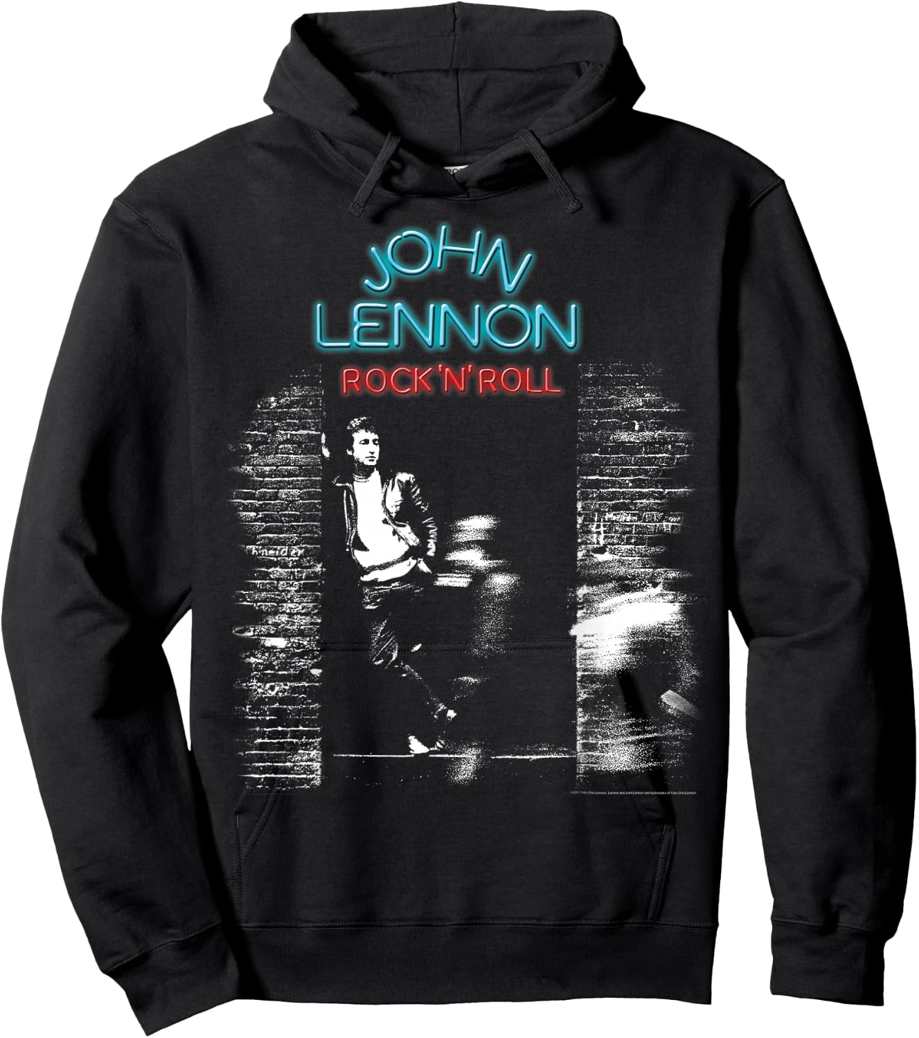 John Lennon - Rock 'n' Roll Small Hoodie - Hoodie | Black