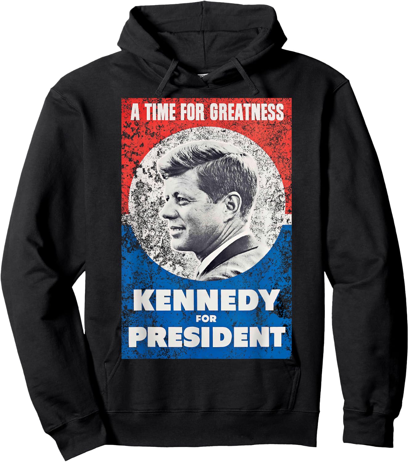 JFK John F Kennedy for President Retro Poster Design Hoodie - Hoodie | Black