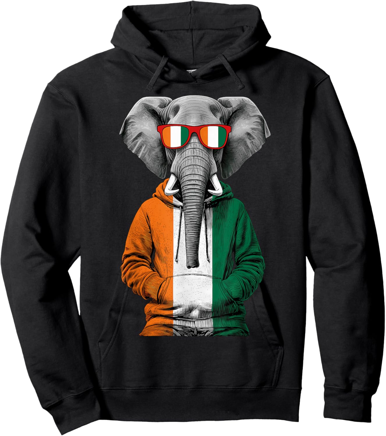 Ivory Coast Flag Ivorian Roots Cote D'Ivoire Hoodie - Hoodie | Black