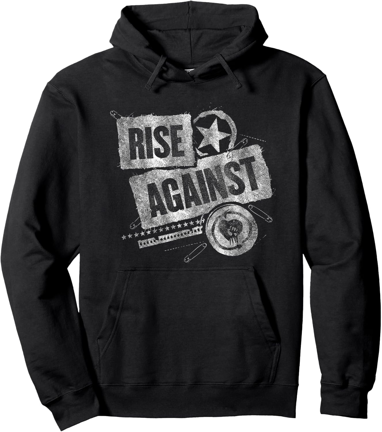 Rise Against - Patched Up - Official Merchandise Hoodie - Hoodie | Black