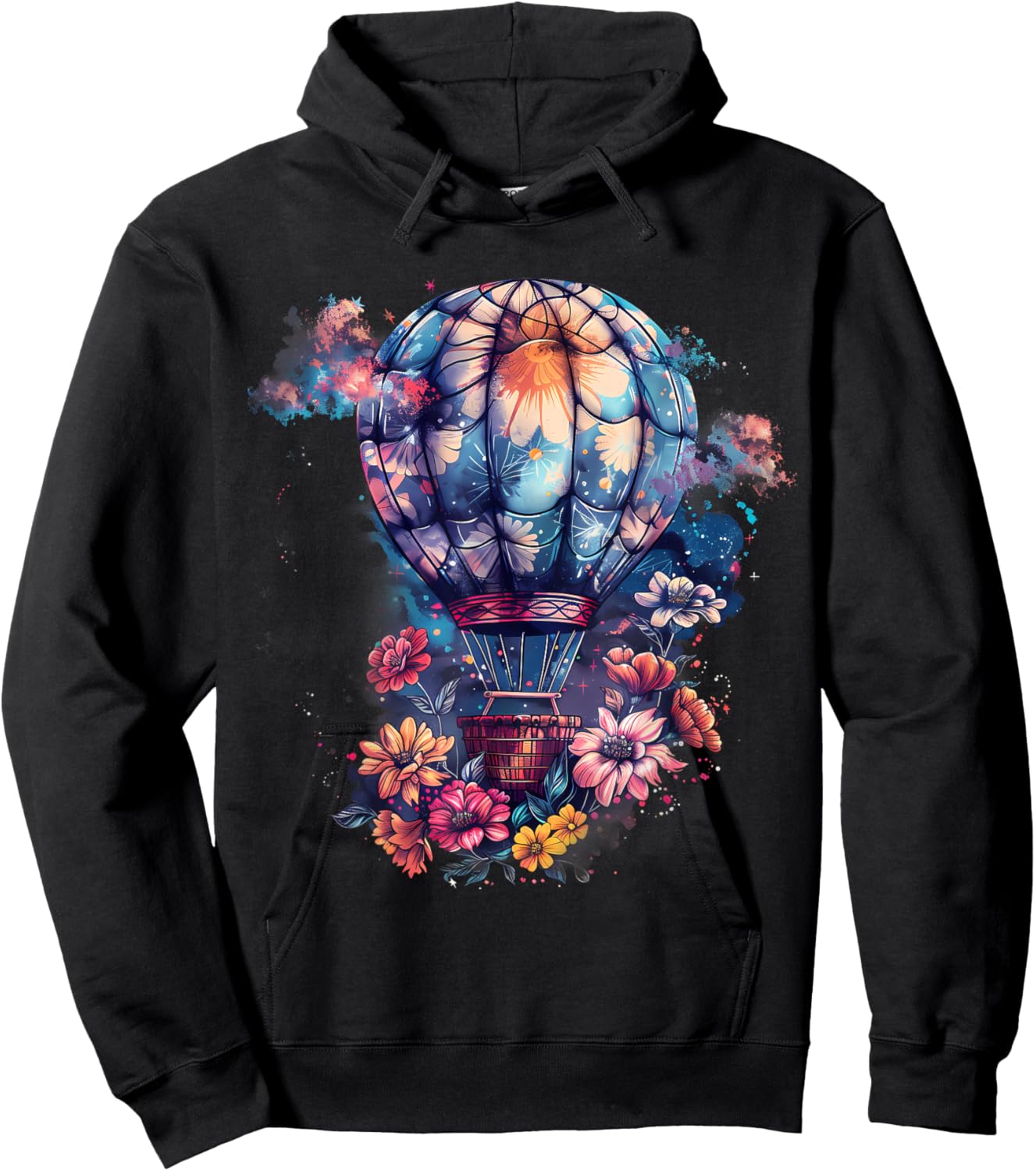 Hot Air Balloon Ride Festival Hot Air Ballooning Hoodie - Hoodie | Black