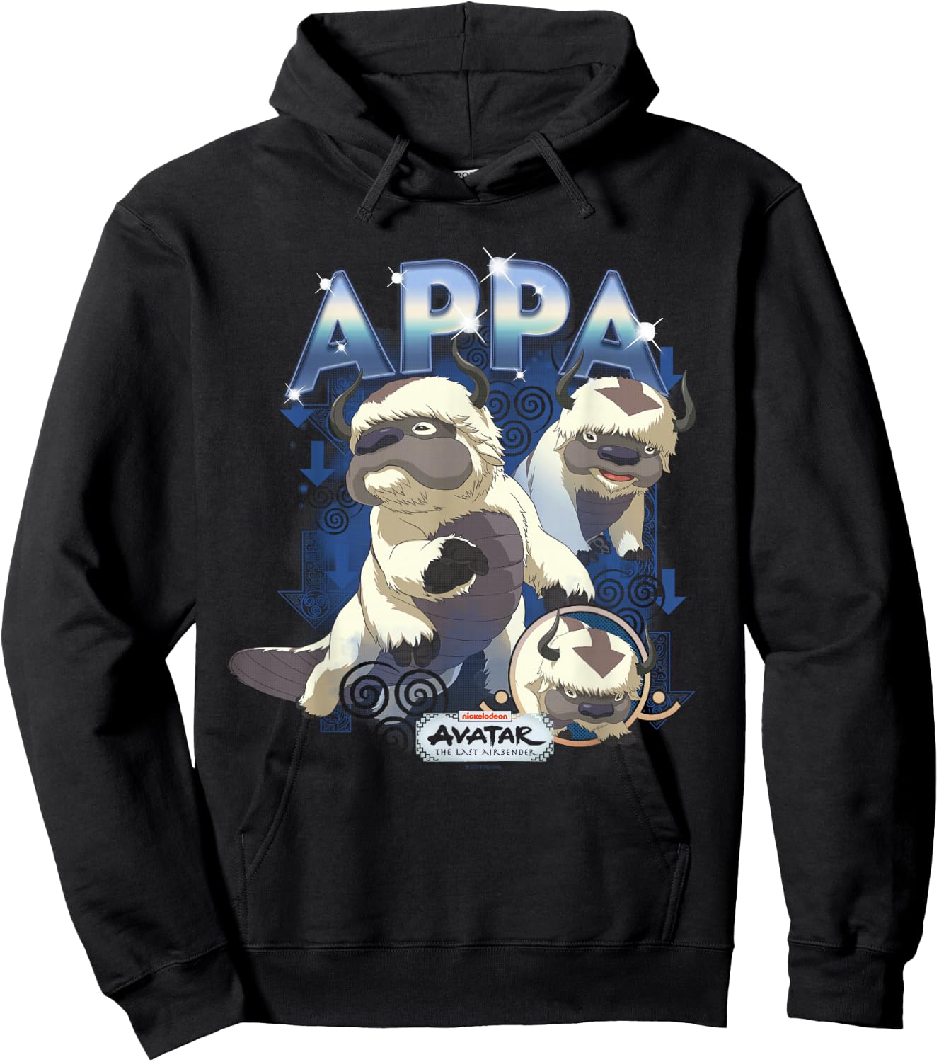 Avatar: The Last Airbender Appa Heartthrob Hoodie - Hoodie | Black