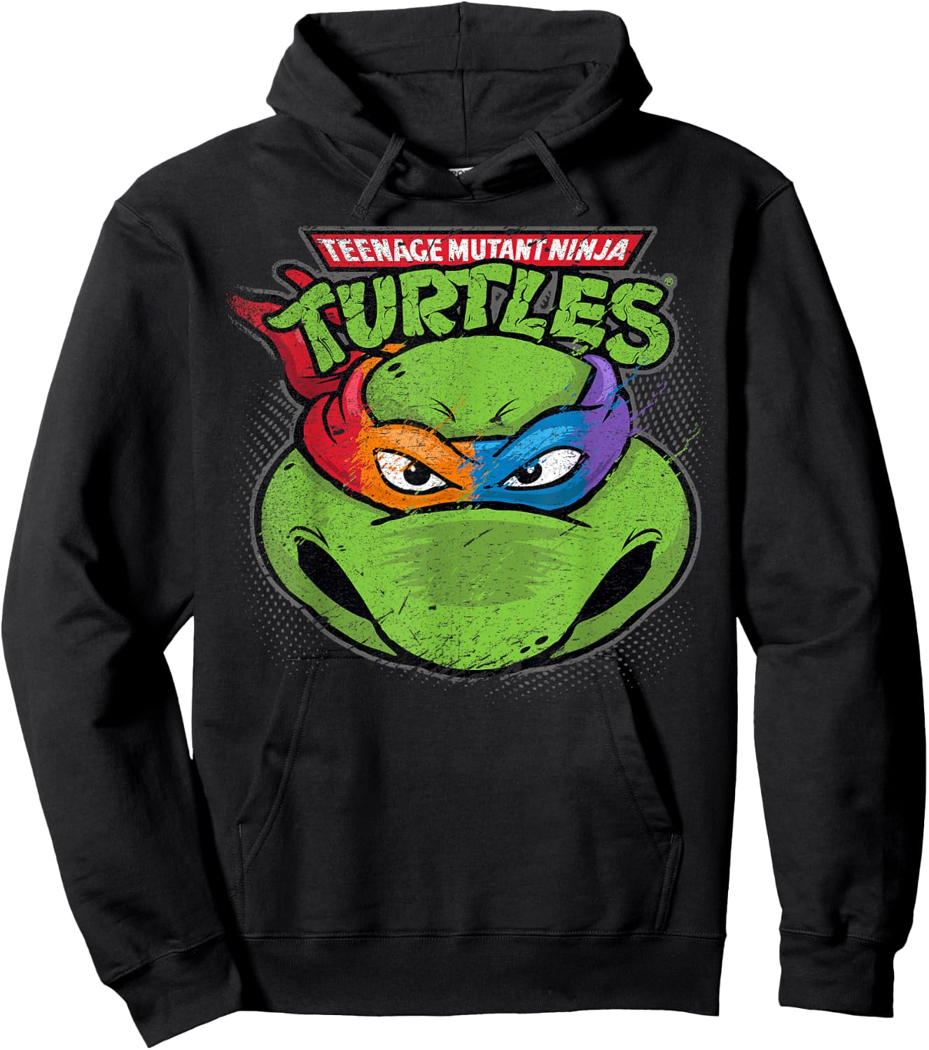 Teenage Mutant Ninja Turtles Multicolored bandana Hoodie - Hoodie | Black