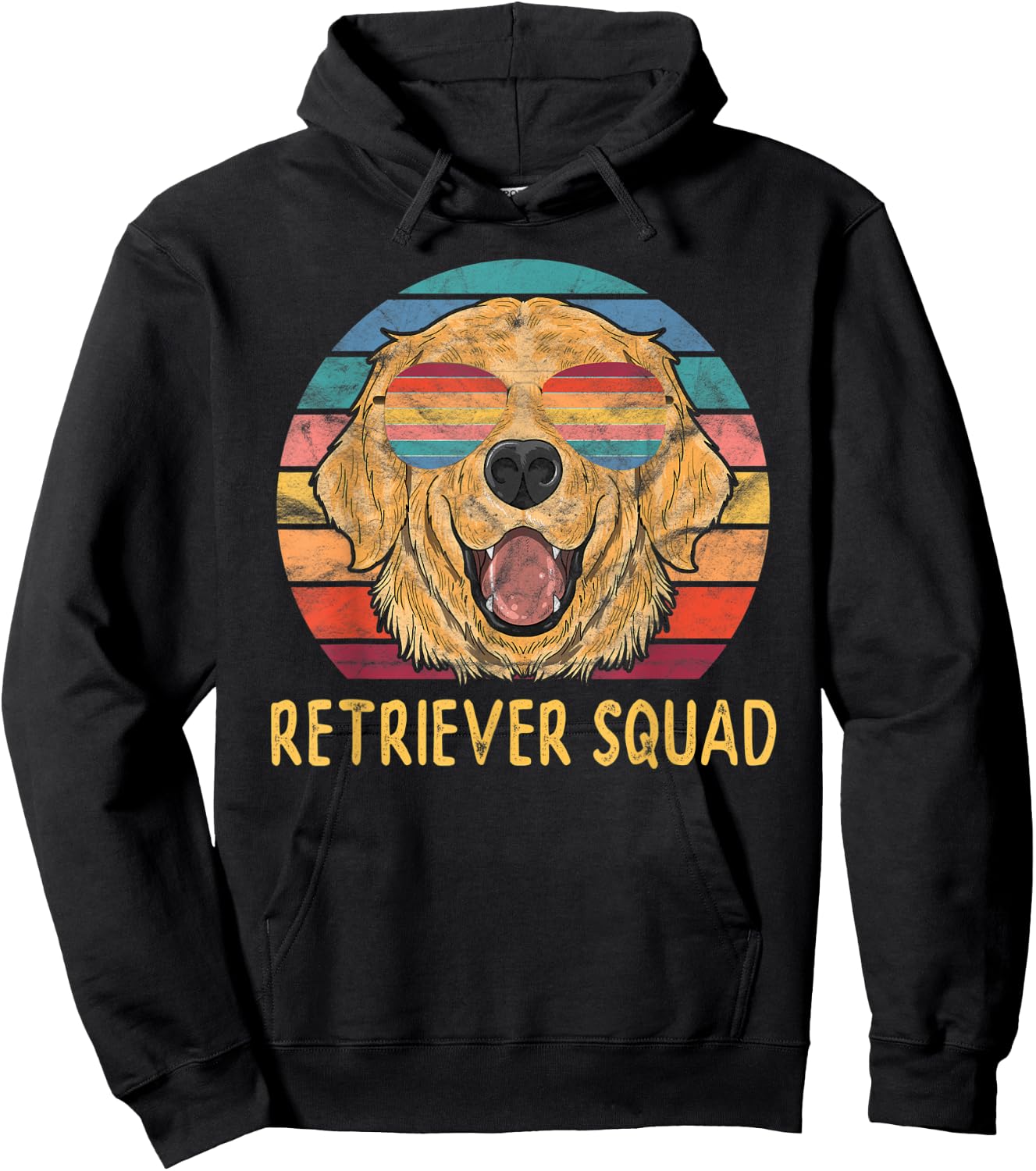 Golden Retriever Dog Squad Retriever Squad Gifts Men Women Hoodie - Hoodie | Black