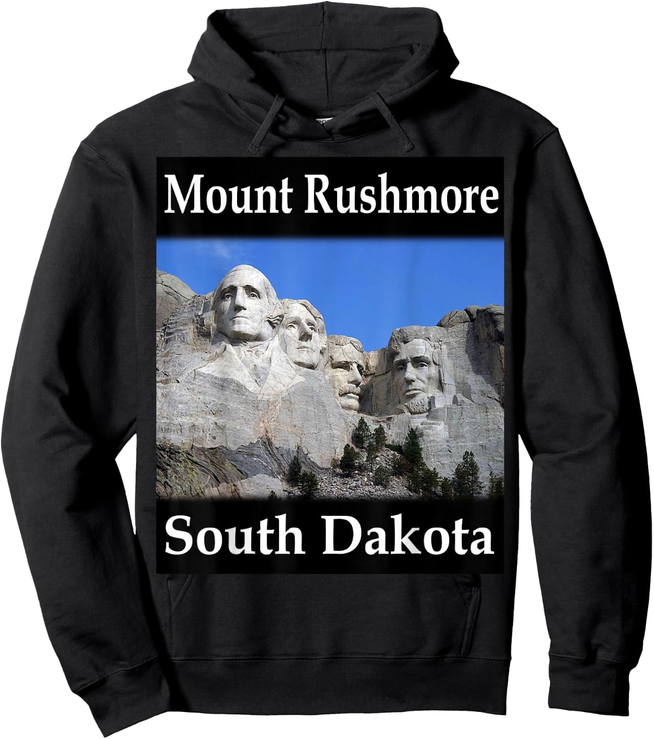 Yellow House Outlet: Mount Rushmore Hoodie - Hoodie | Black