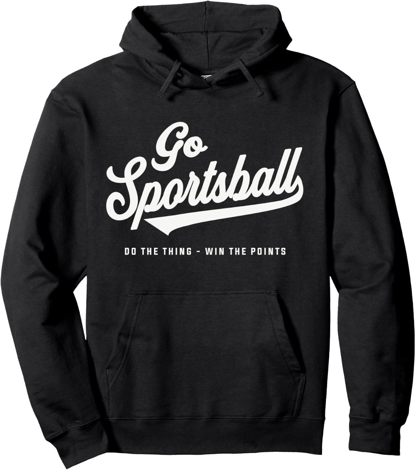Yay Go Sportsball - Funny Sports Hoodie - Hoodie | Black