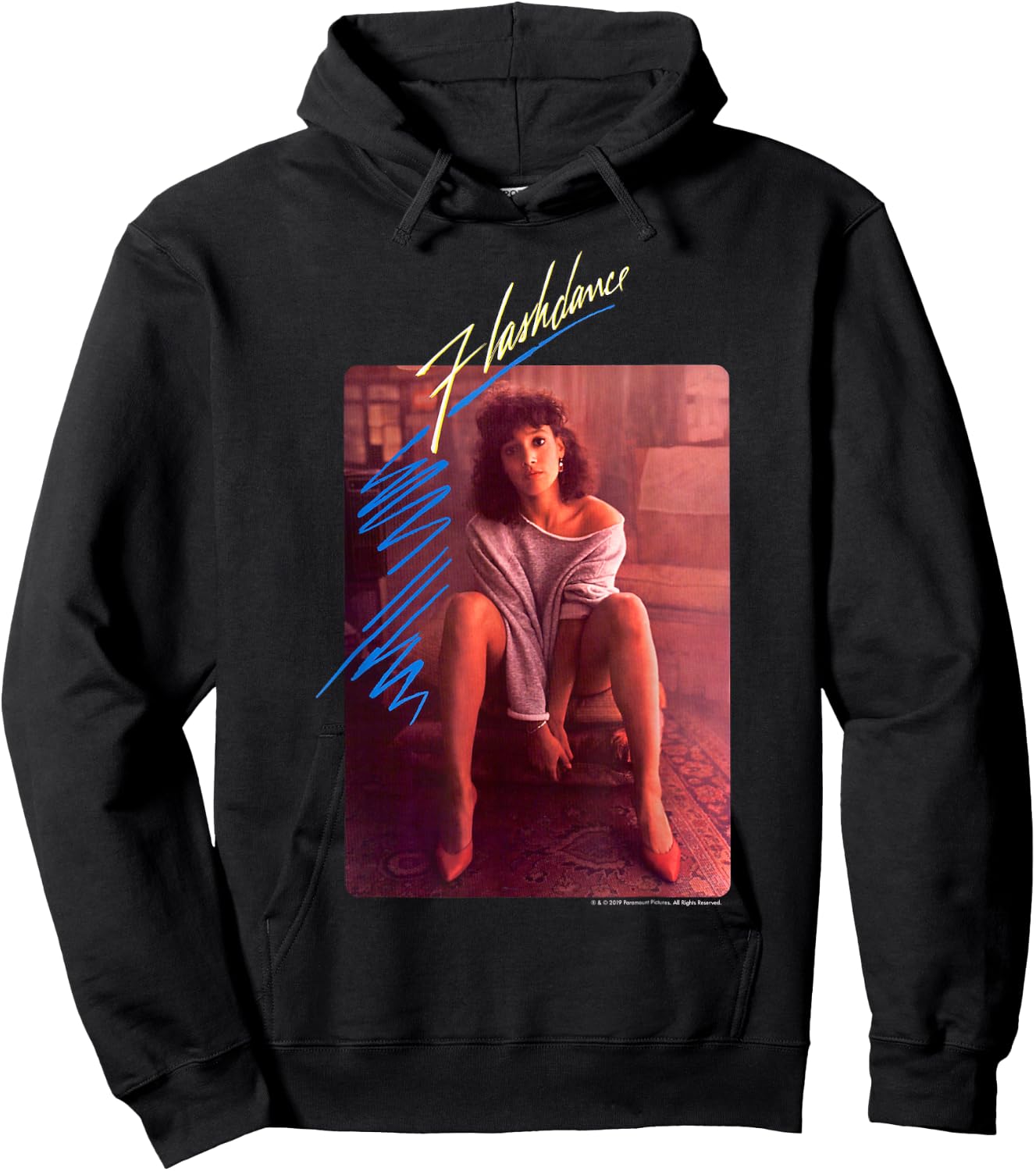 Flashdance Alex Owens Classic Poster Hoodie - Hoodie | Black