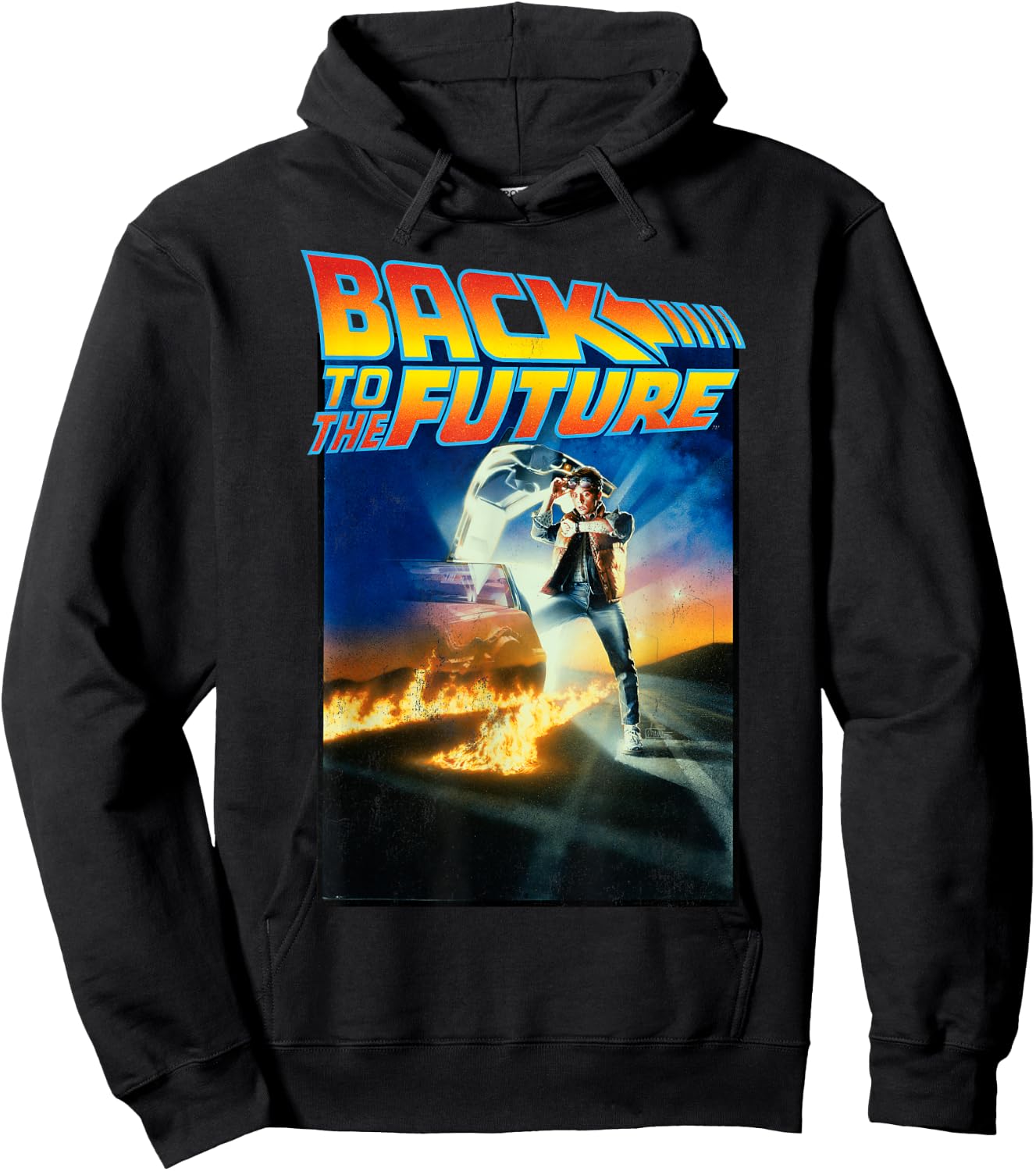 Back To the Future Movie Poster Classic Hoodie - Hoodie | Black