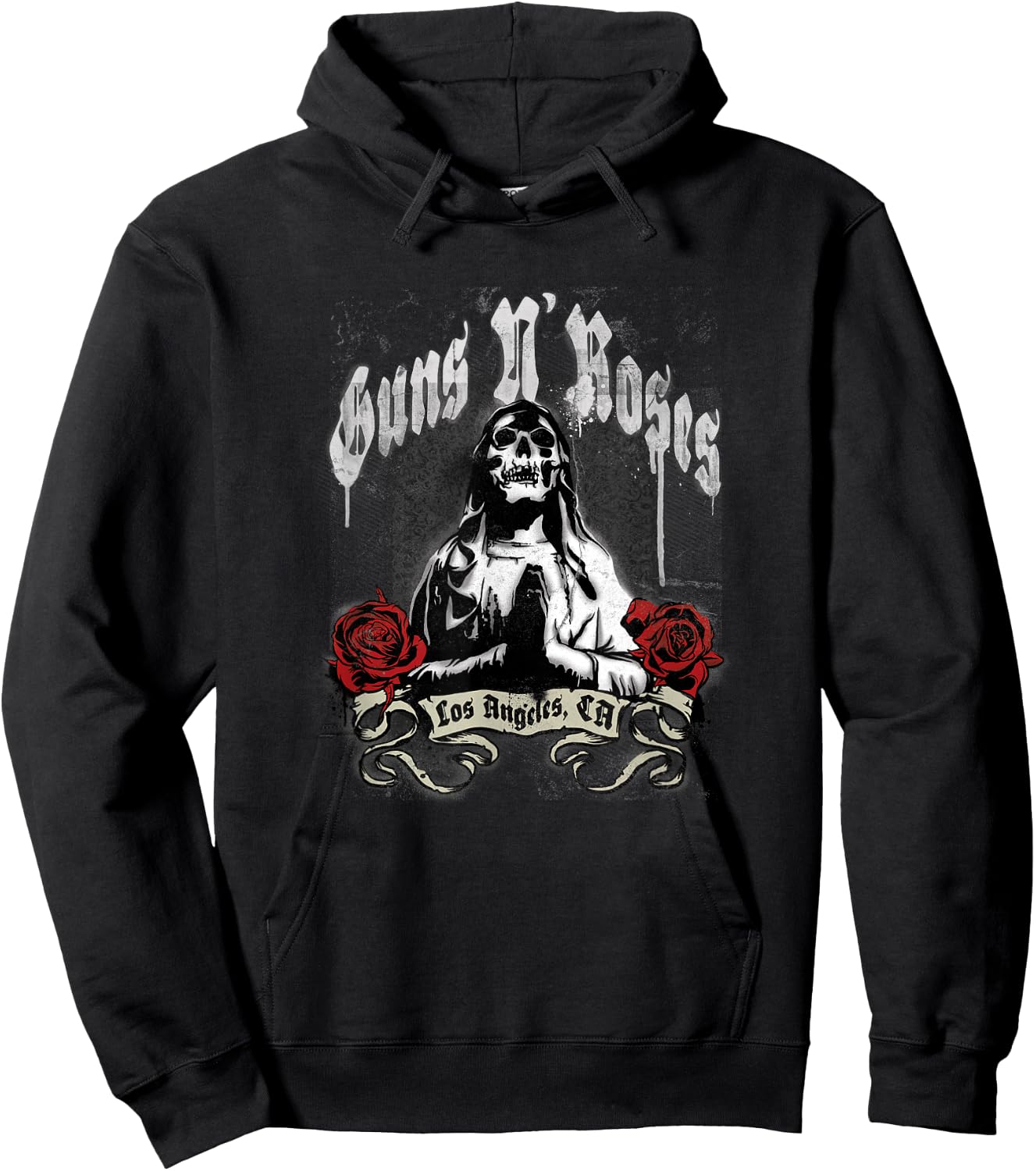 Guns N' Roses Official Death Praying Hoodie - Hoodie | Black