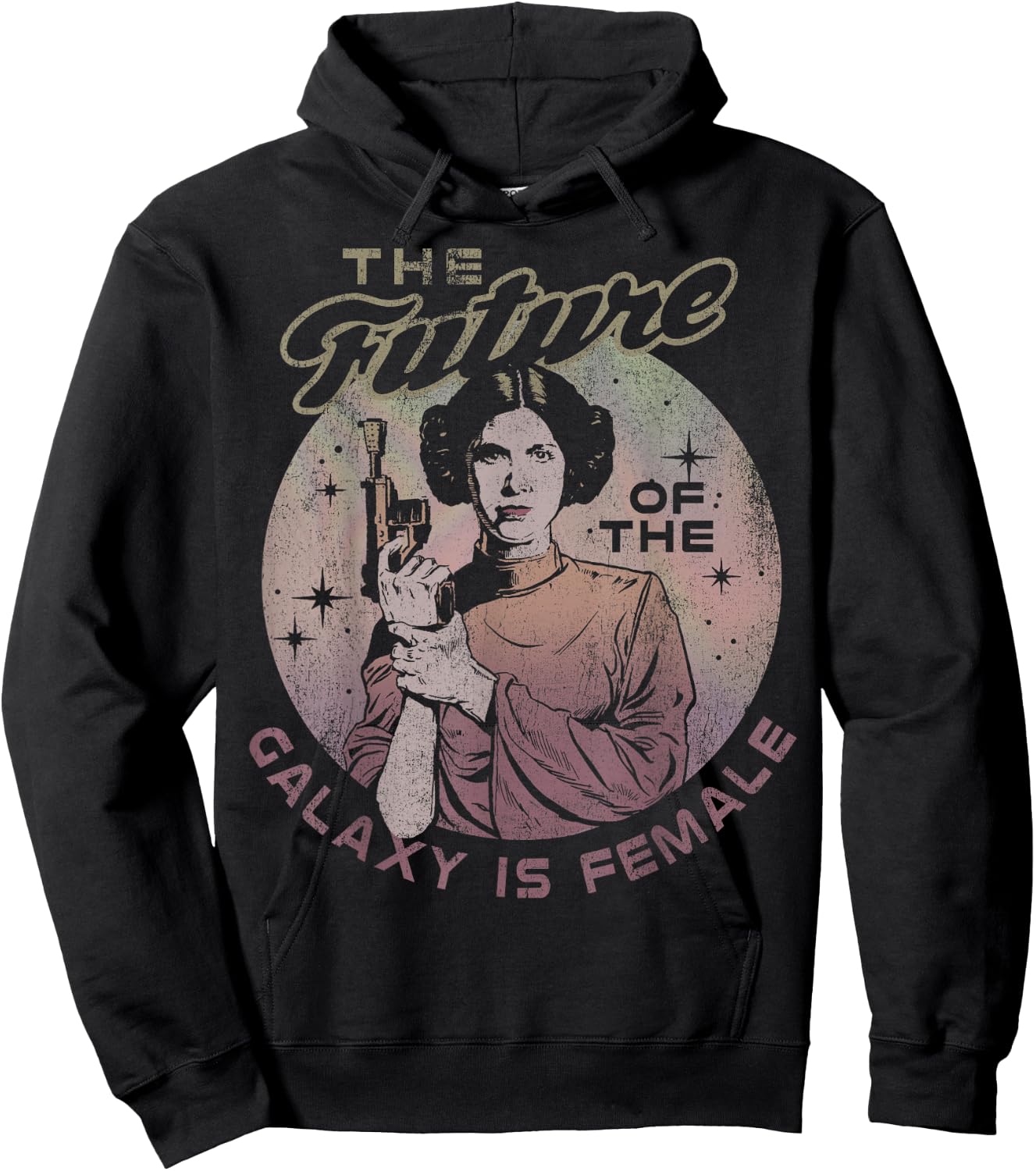 Star Wars Princess Leia The Future Of The Galaxy Is Female Hoodie - Hoodie | Black