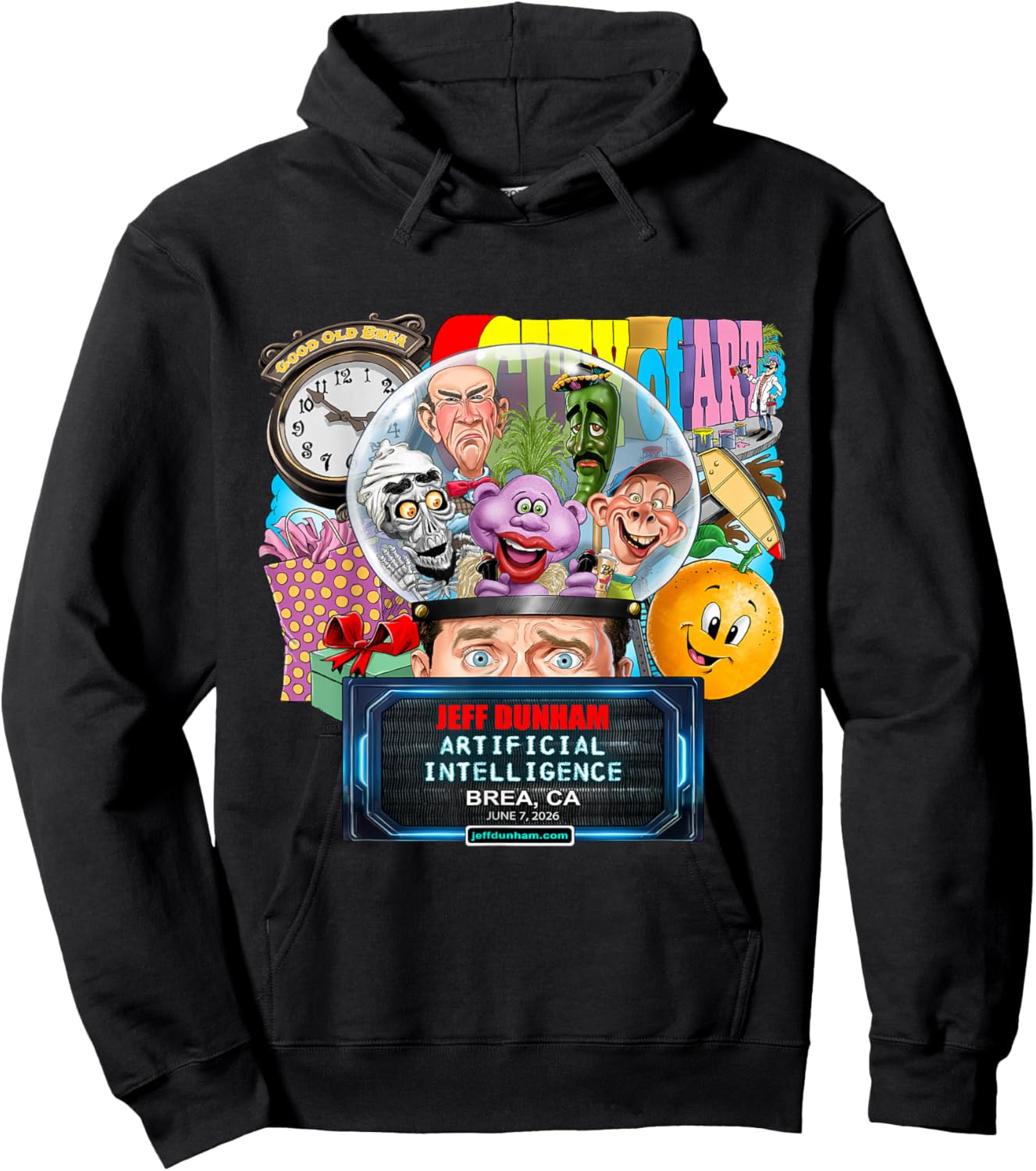 Jeff Dunham Brea, CA (2026) Hoodie - Hoodie | Black