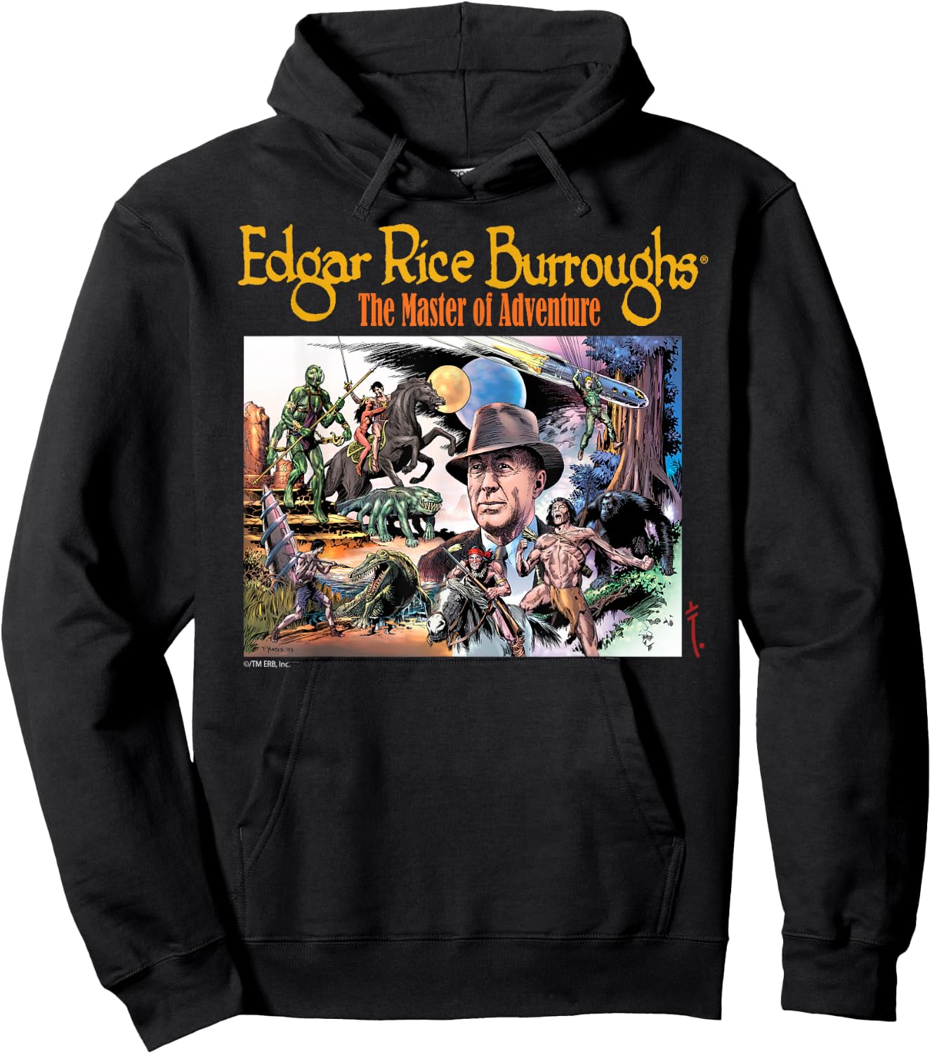 Edgar Rice Burroughs - Master of Adventure Hoodie - Hoodie | Black