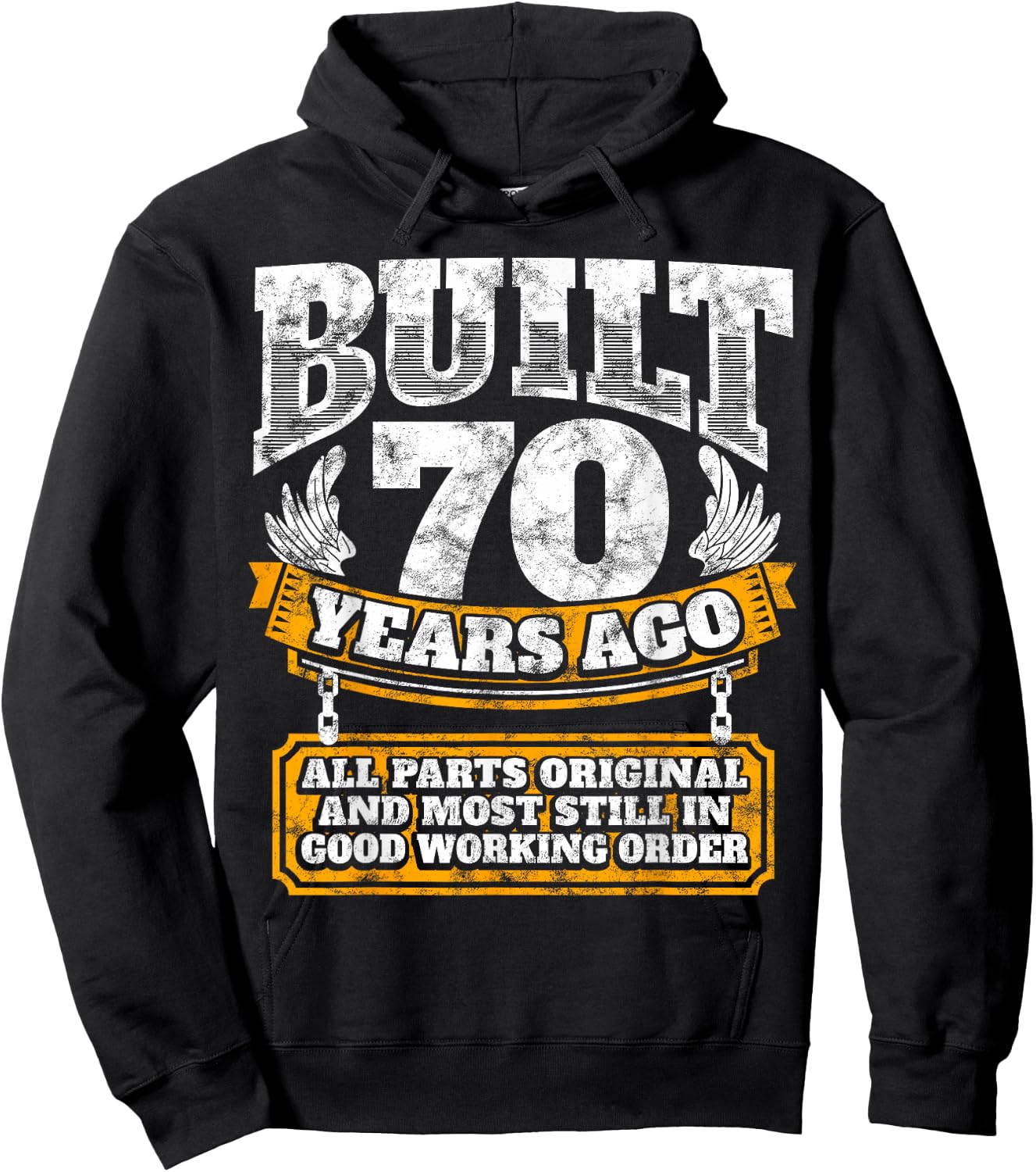Built 70 Years Ago Hoodie - Hoodie | Black