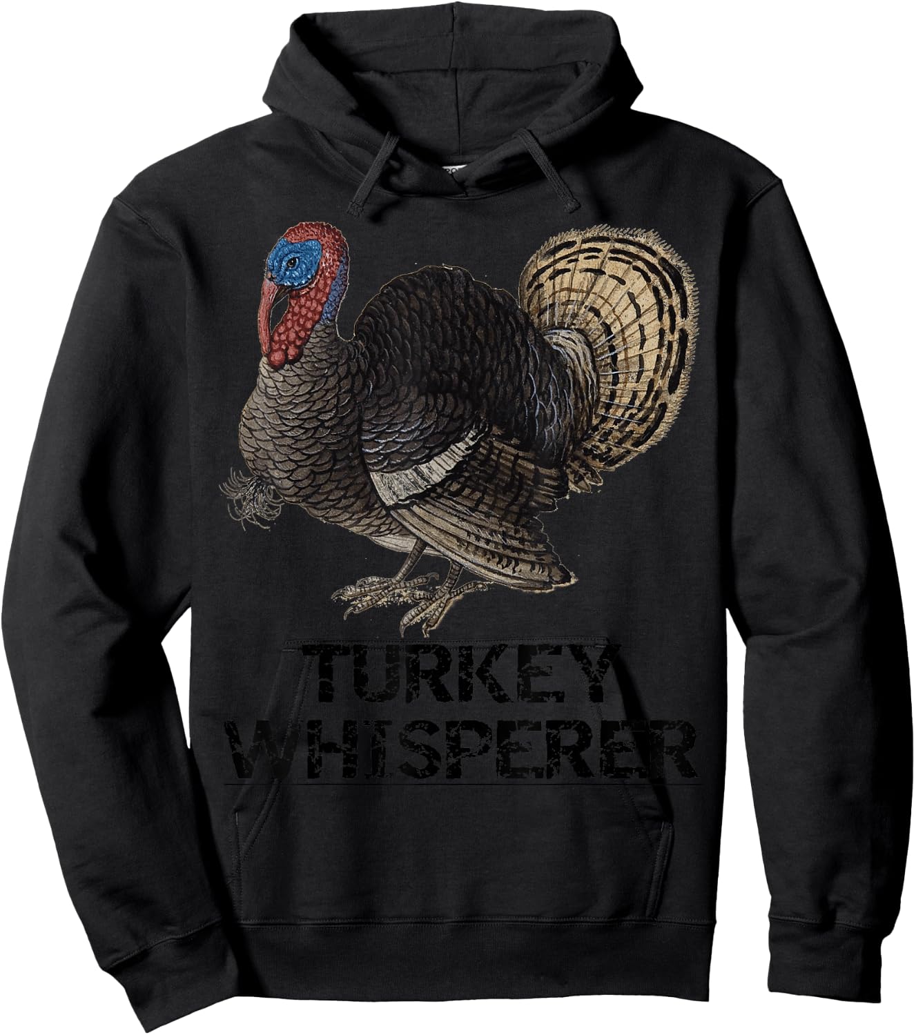 The Turkey Whisperer Funny Turkey Lover Turkey Hunting gift Hoodie - Hoodie | Black