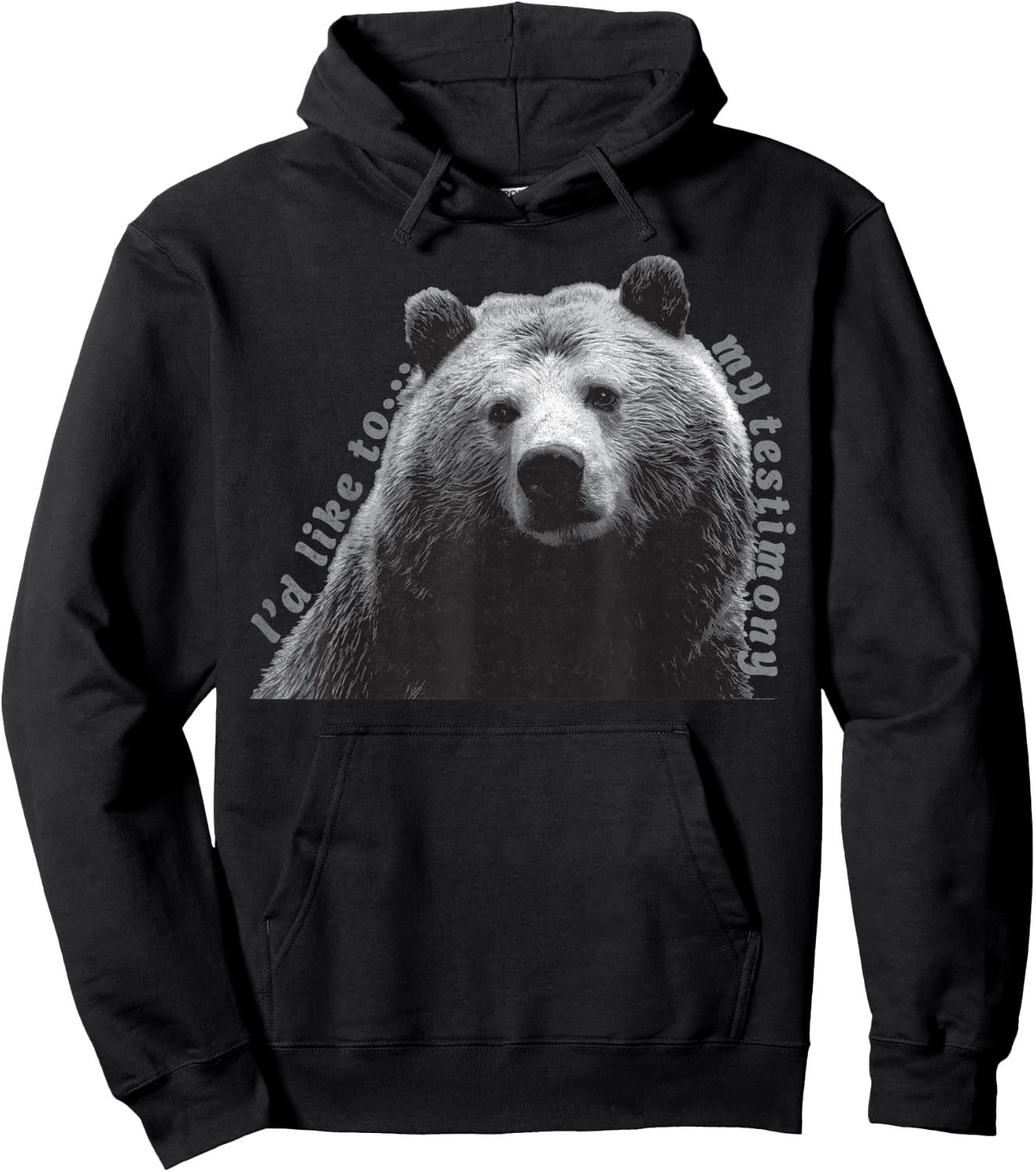 LDS Missionary Gift Mormon T Shirt Bear my Testimony Hoodie - Hoodie | Black