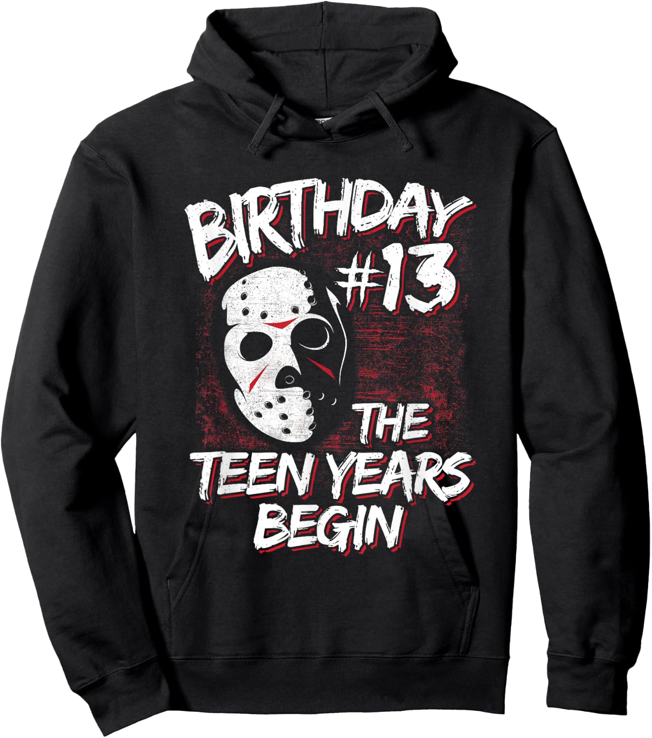 Birthday #13 The Teen Years Begin Celebration Boys & Girls Hoodie - Hoodie | Black