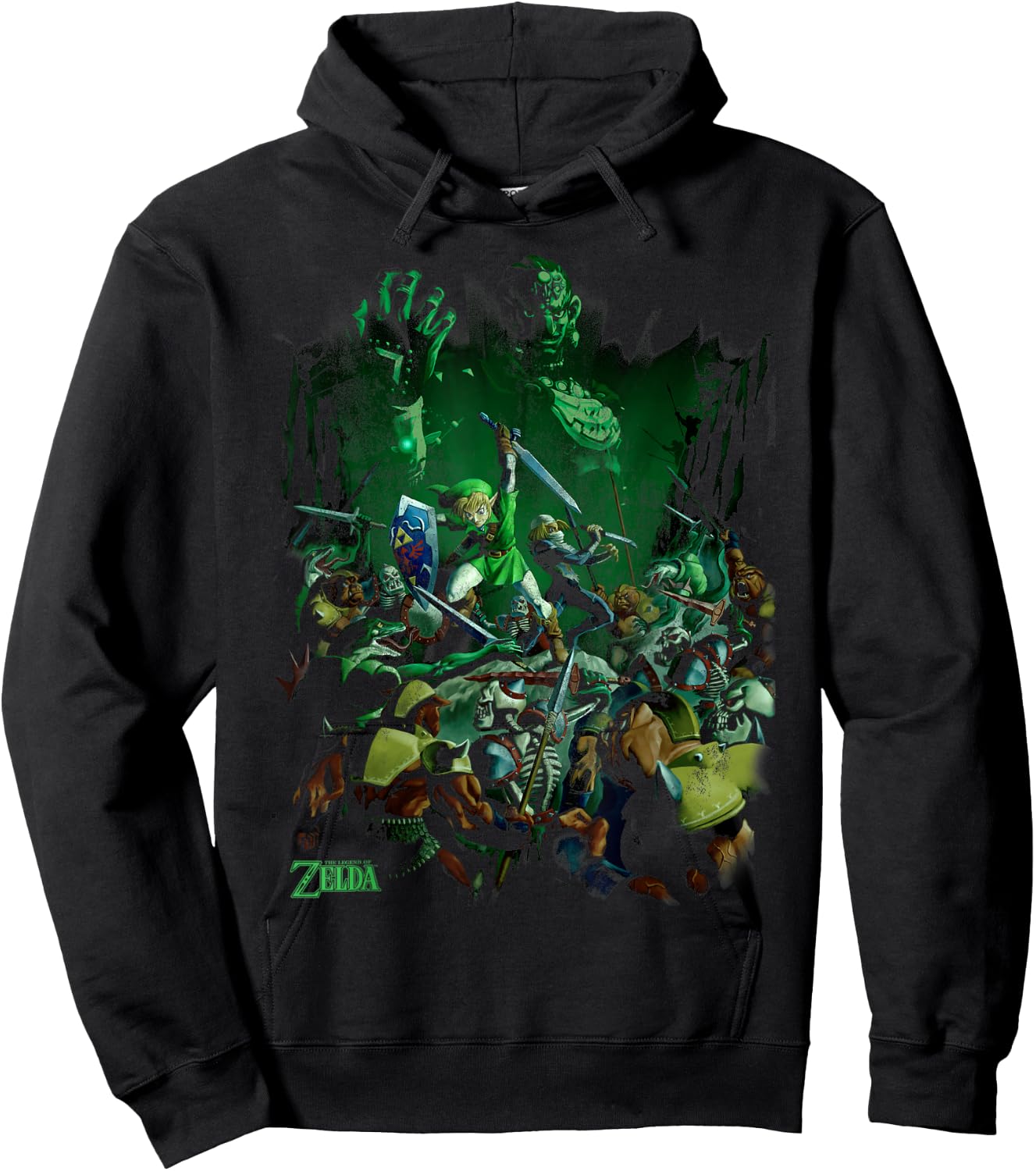Nintendo Zelda Ganondorf's Final Battle Graphic Hoodie - Hoodie | Black