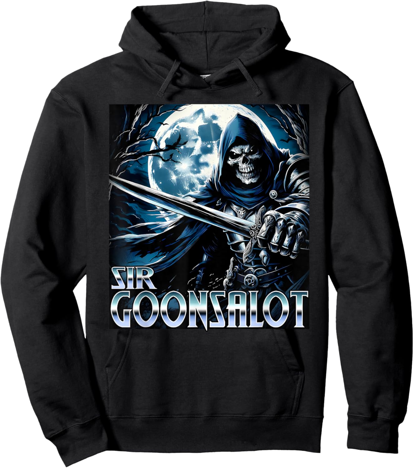 SIR GOONSALOT Funny Medieval Meme Certified Gooner Bootleg Hoodie - Hoodie | Black