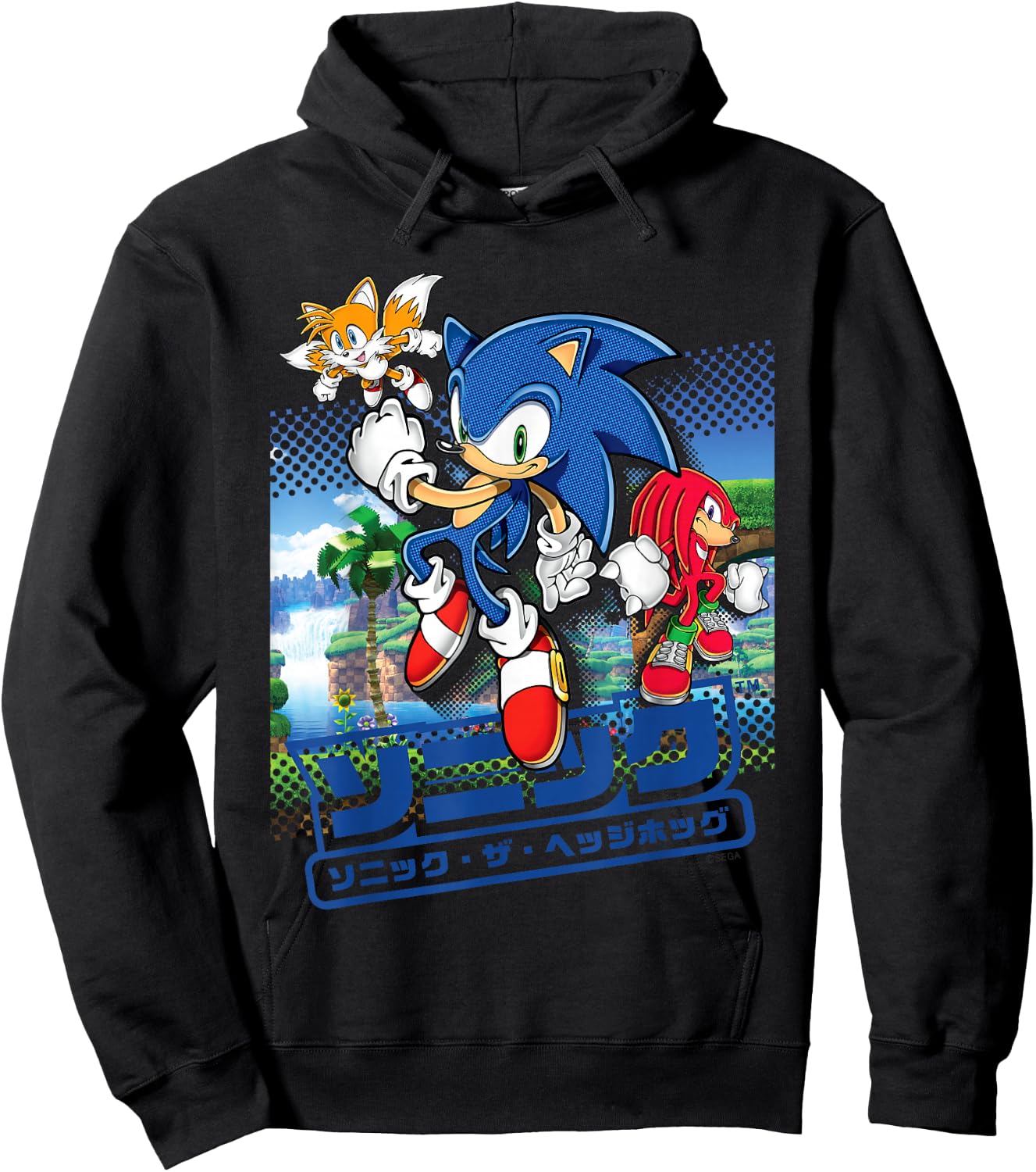 Sonic The Hedgehog - Sonic & Friends Hoodie - Hoodie | Black