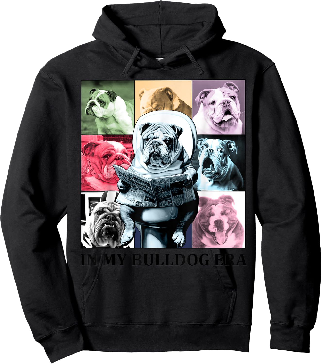 In My Bulldogs Era for Bulldog Mascot Sports Fan Men Women Hoodie - Hoodie | Black