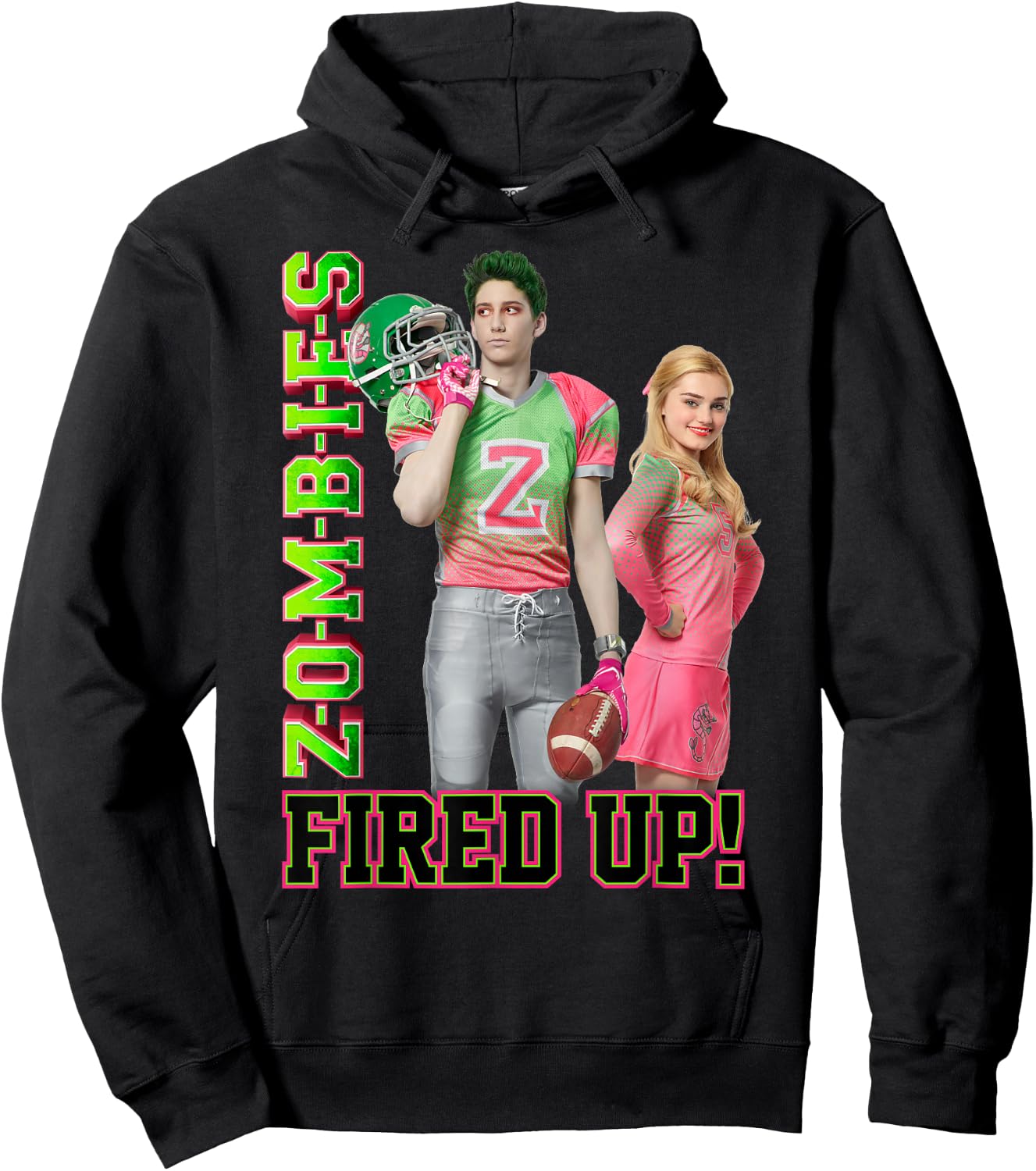 Disney - Zombies Fired up Hoodie - Hoodie | Black