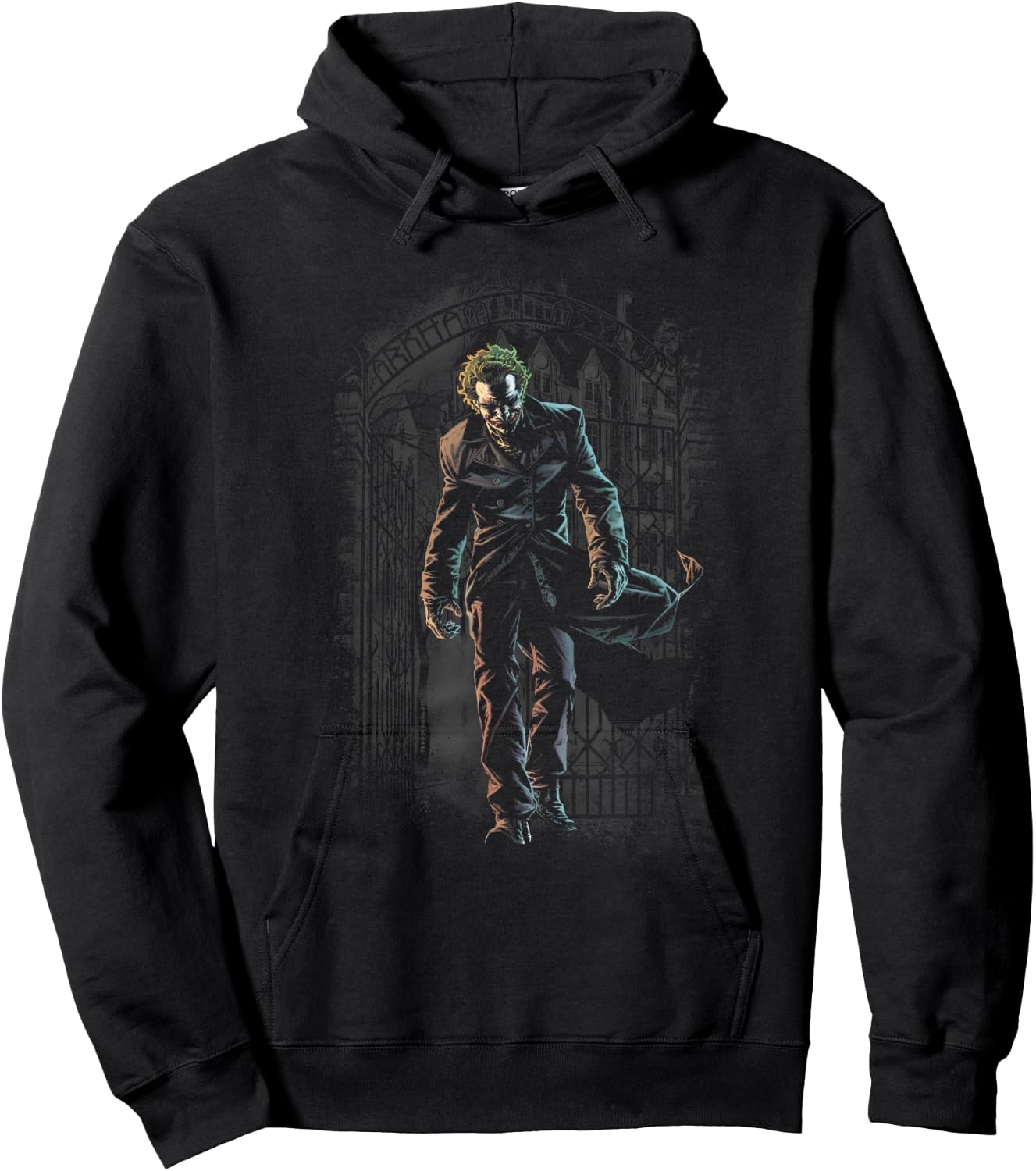 Batman Joker Leaves Arkham Hoodie - Hoodie | Black