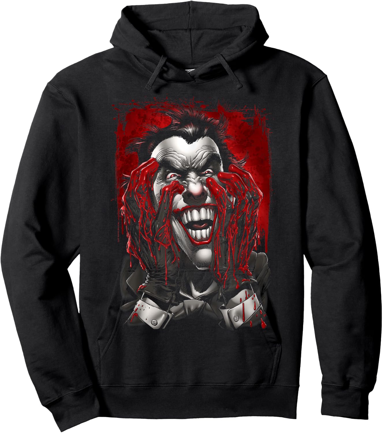 Batman Joker Blood in Hands T Shirt Hoodie - Hoodie | Black