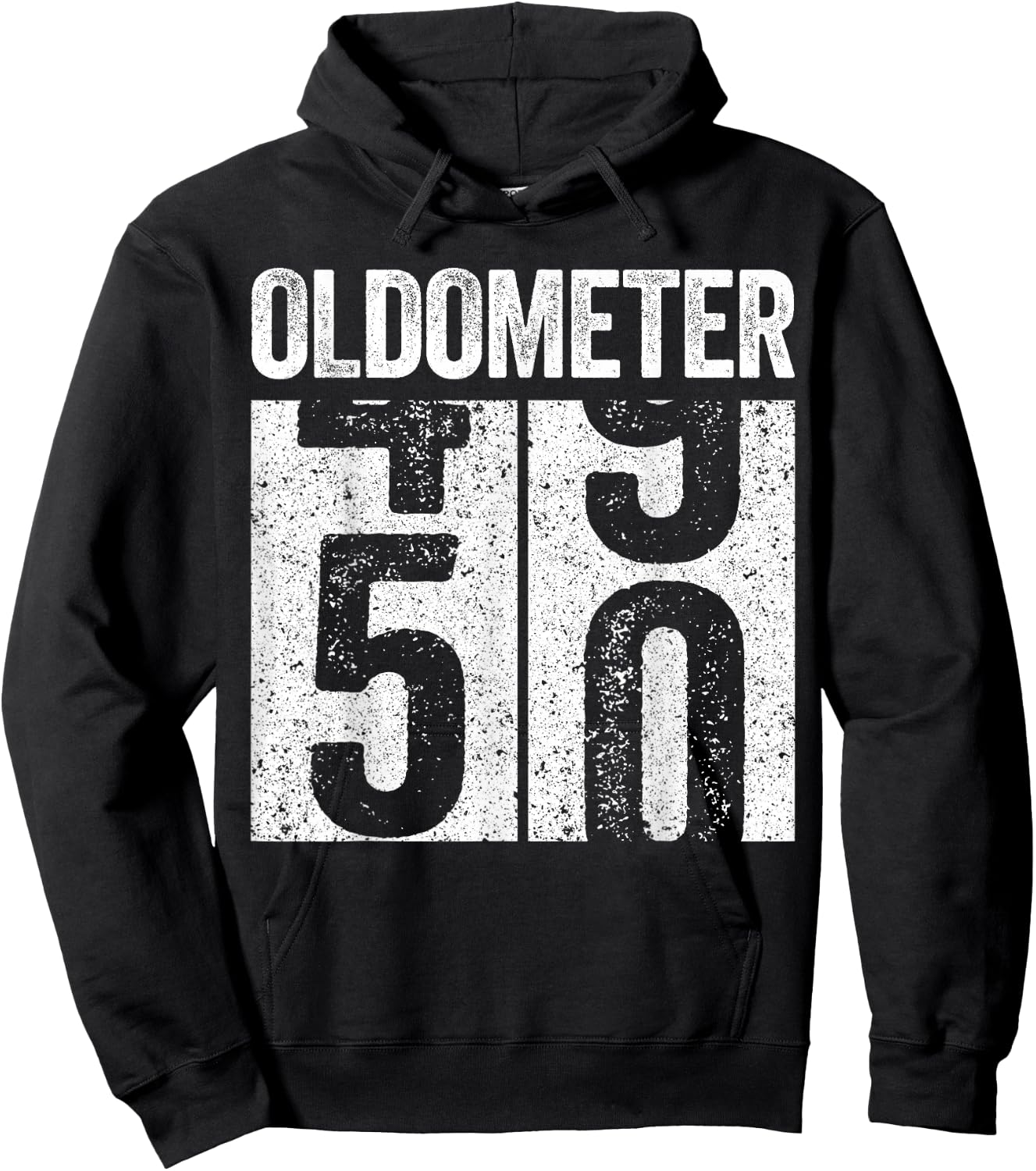 Oldometer 50 Shirt Men Women 50th Birthday Hoodie - Hoodie | Black