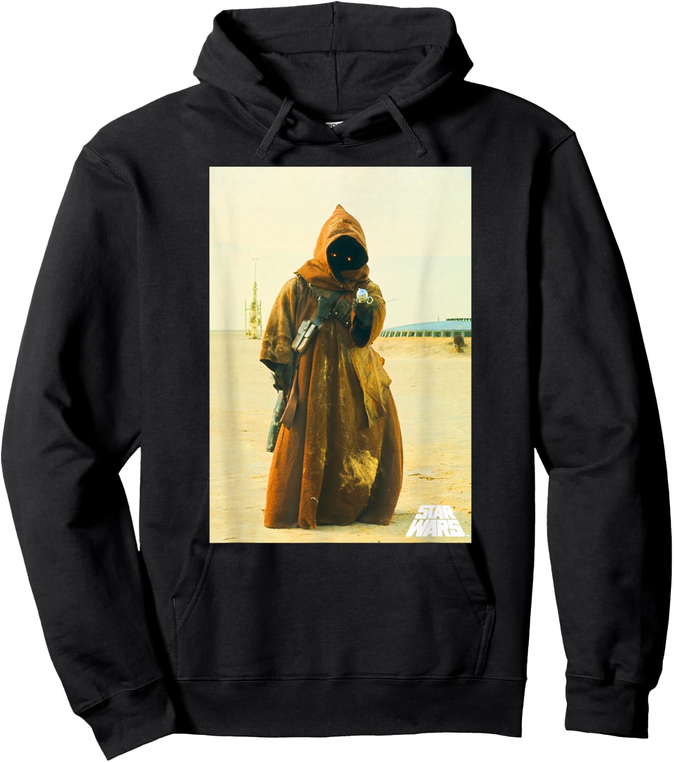 Star Wars Jawa Scavenger Photo Graphic Hoodie - Hoodie | Black