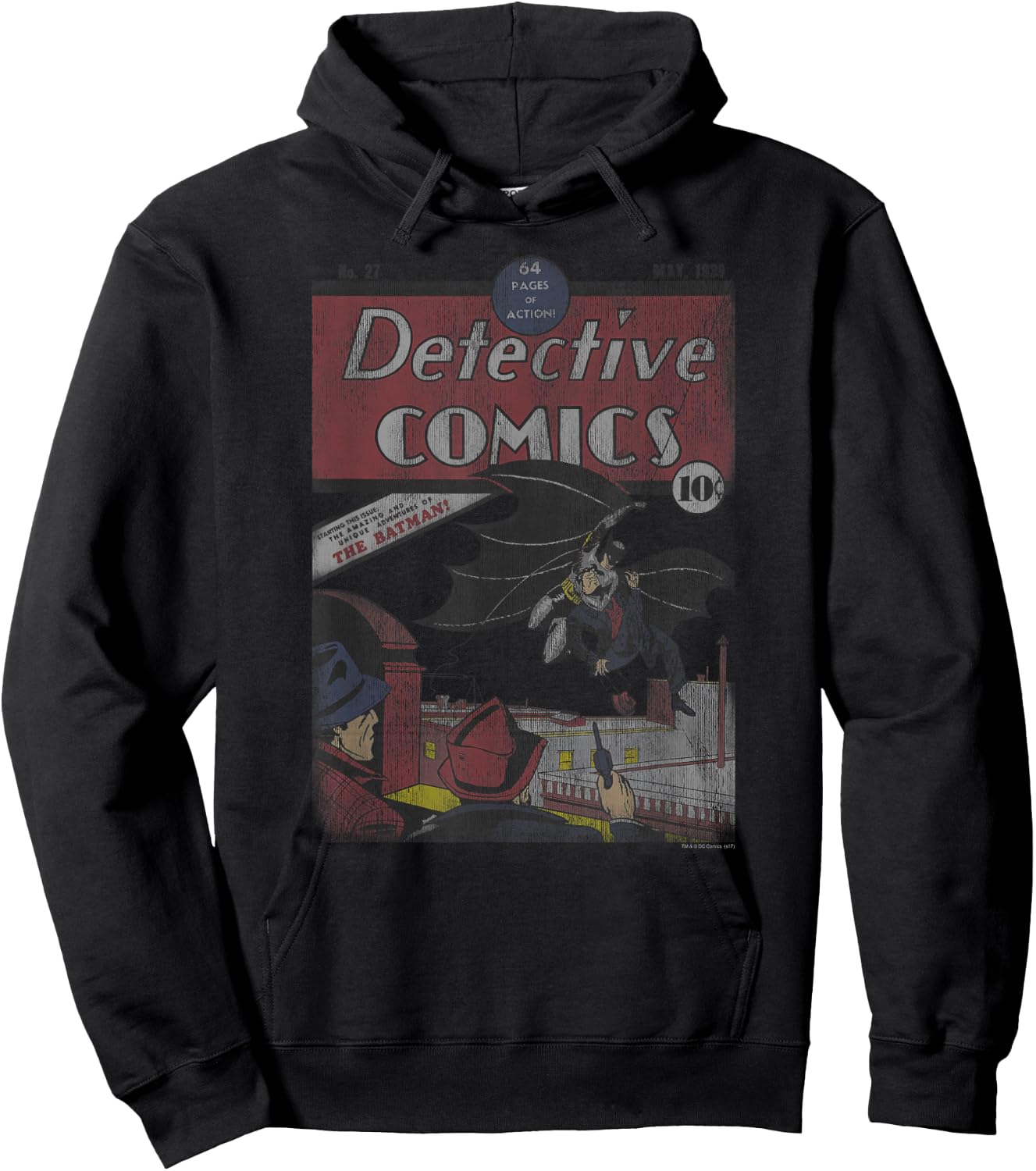 Batman Detective #27 Distressed Hoodie - Hoodie | Black