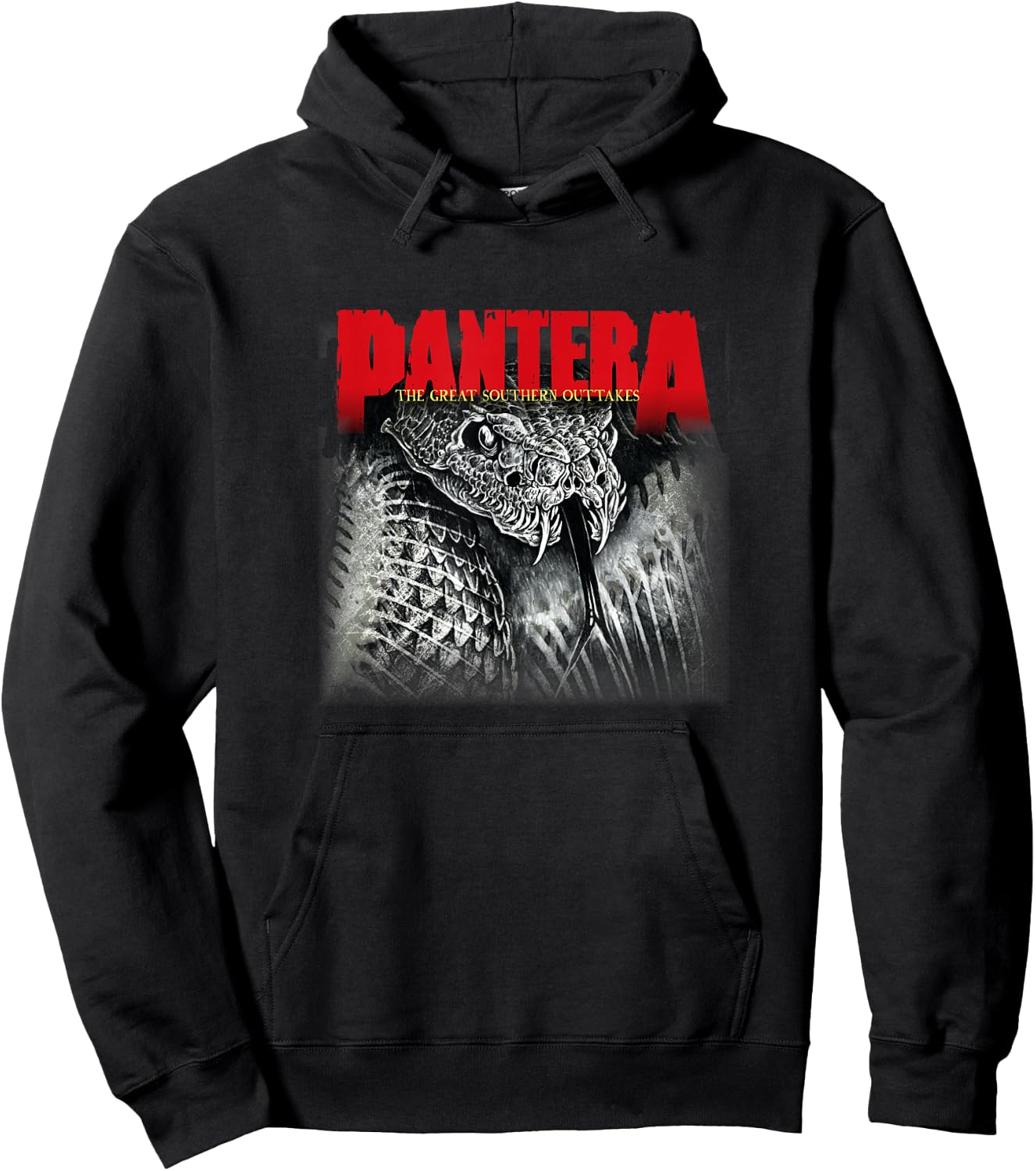 Pantera Official Great Southern Outtakes Album Snake Hoodie - Hoodie | Black