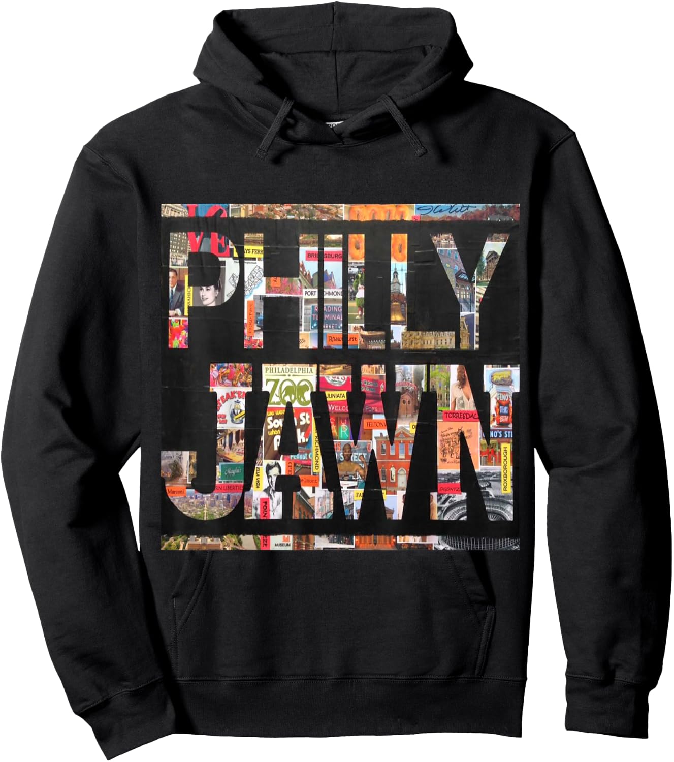 Philly jawn, slang Philadelphia hometown Hoodie - Hoodie | Black