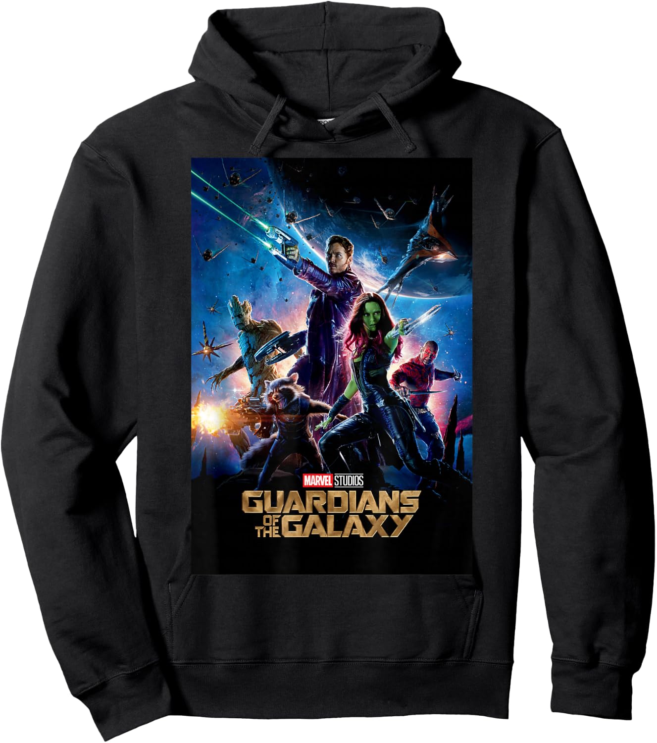 Marvel Studios Guardians of The Galaxy Movie Small Hoodie - Hoodie | Black