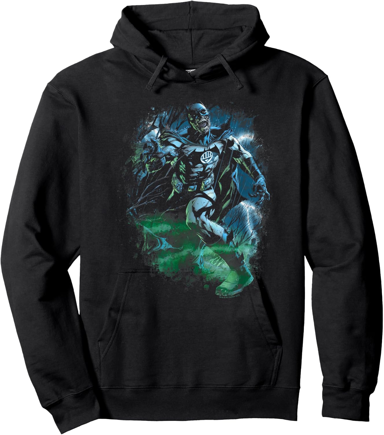 Green Lantern Black Lantern Batman Hoodie - Hoodie | Black