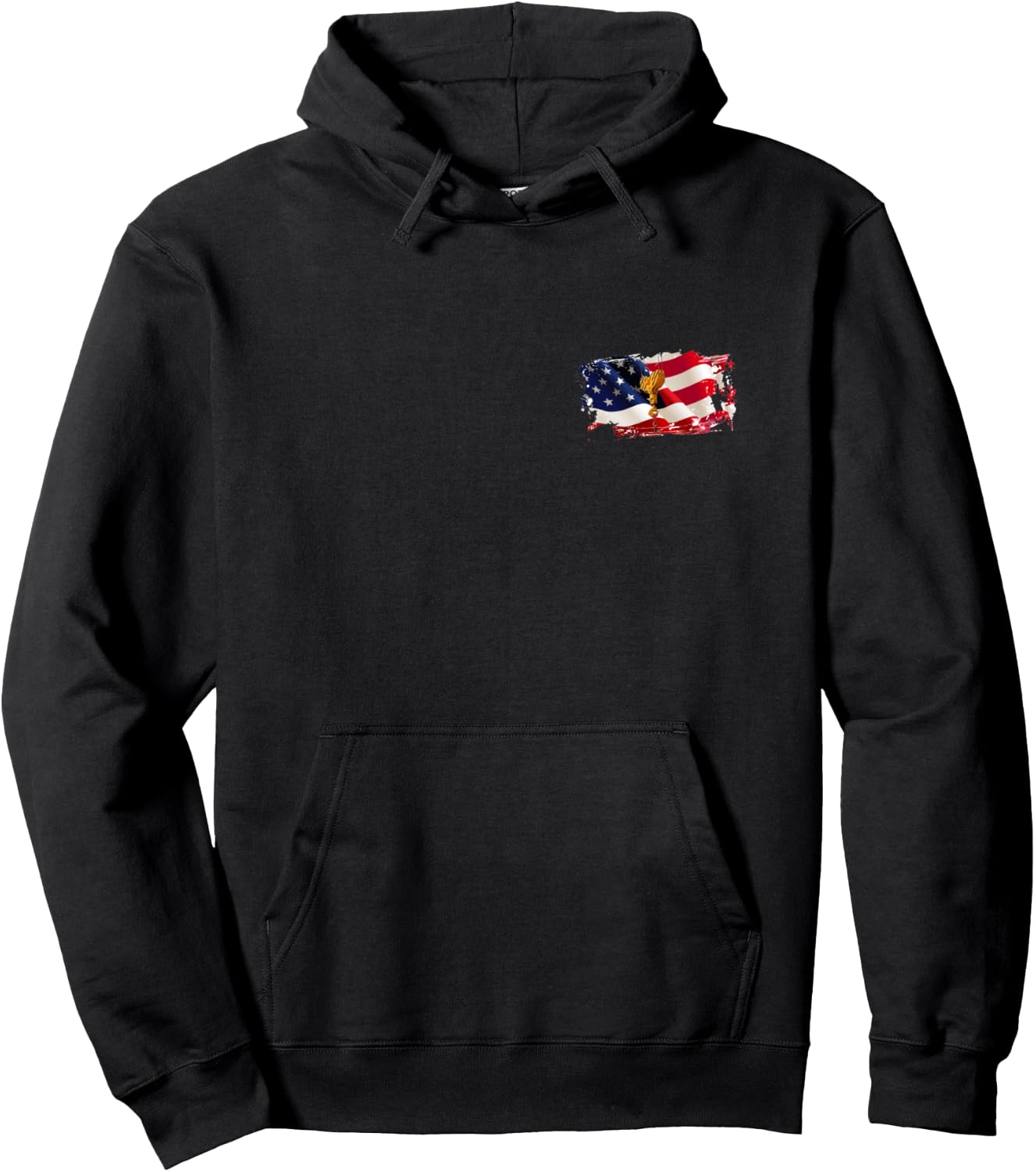Crane operator shirt American flag all terrain crane Hoodie - Hoodie | Black