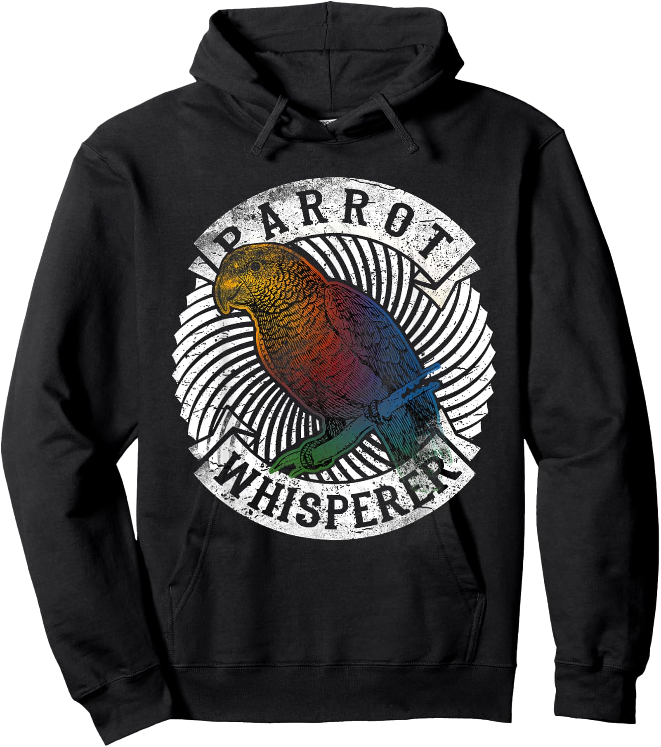 Parrot Whisperer Shirt Birds Lover Gift Colorful Parrots Hoodie - Hoodie | Black