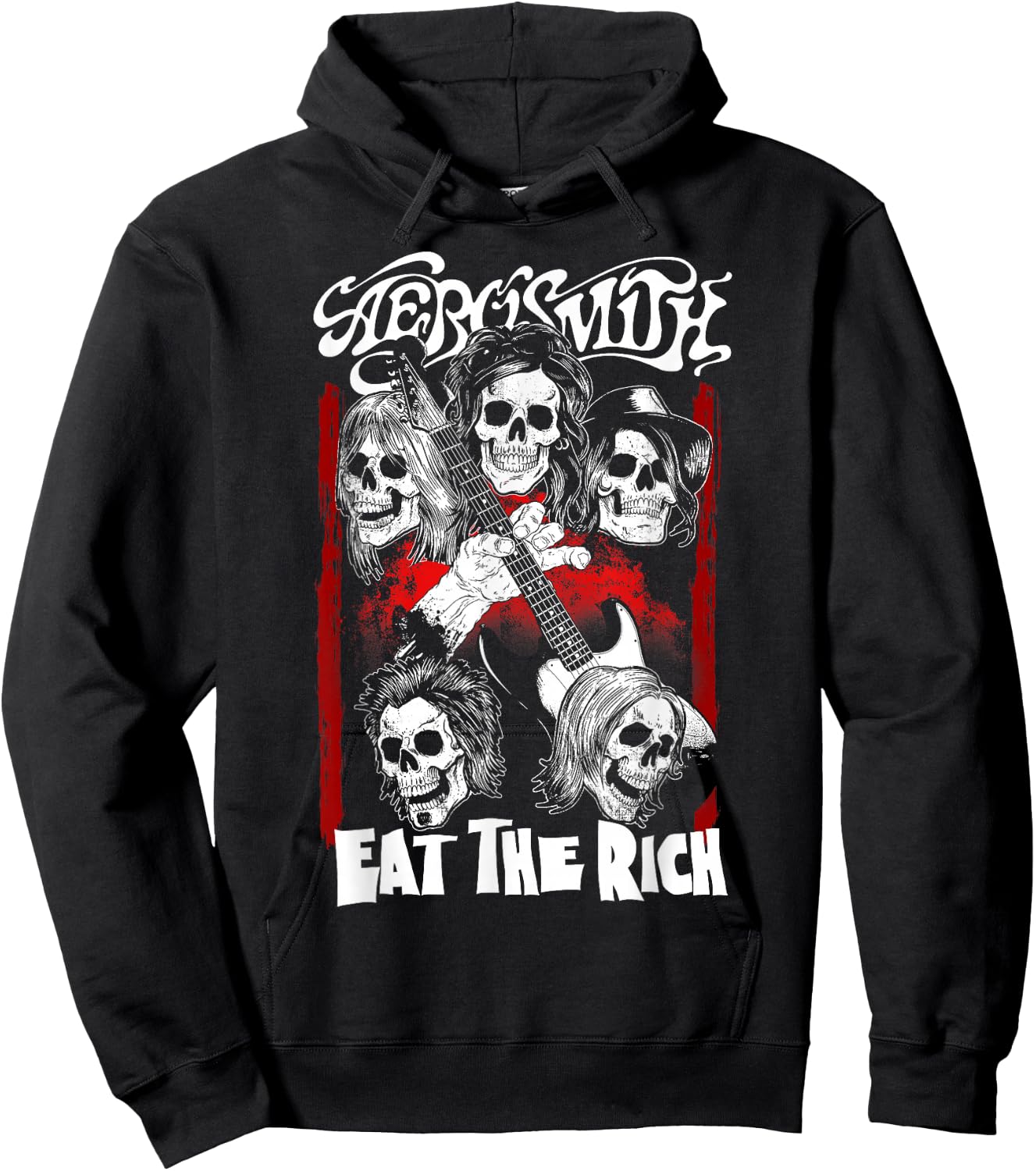 Aerosmith - Eat the Rich Hoodie - Hoodie | Black