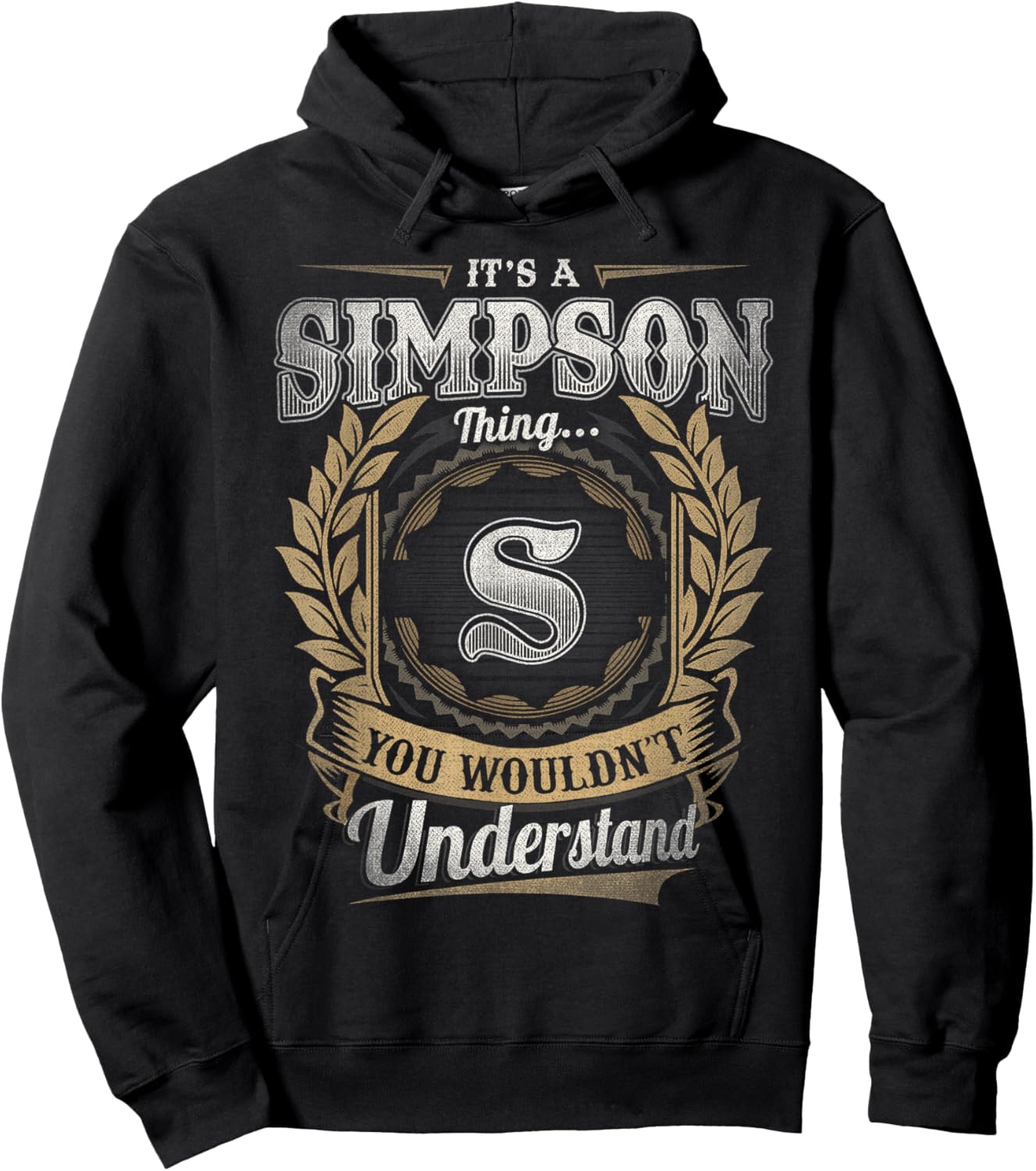 Simpson Last Name Shirt It's A Simpson Thing Hoodie - Hoodie | Black