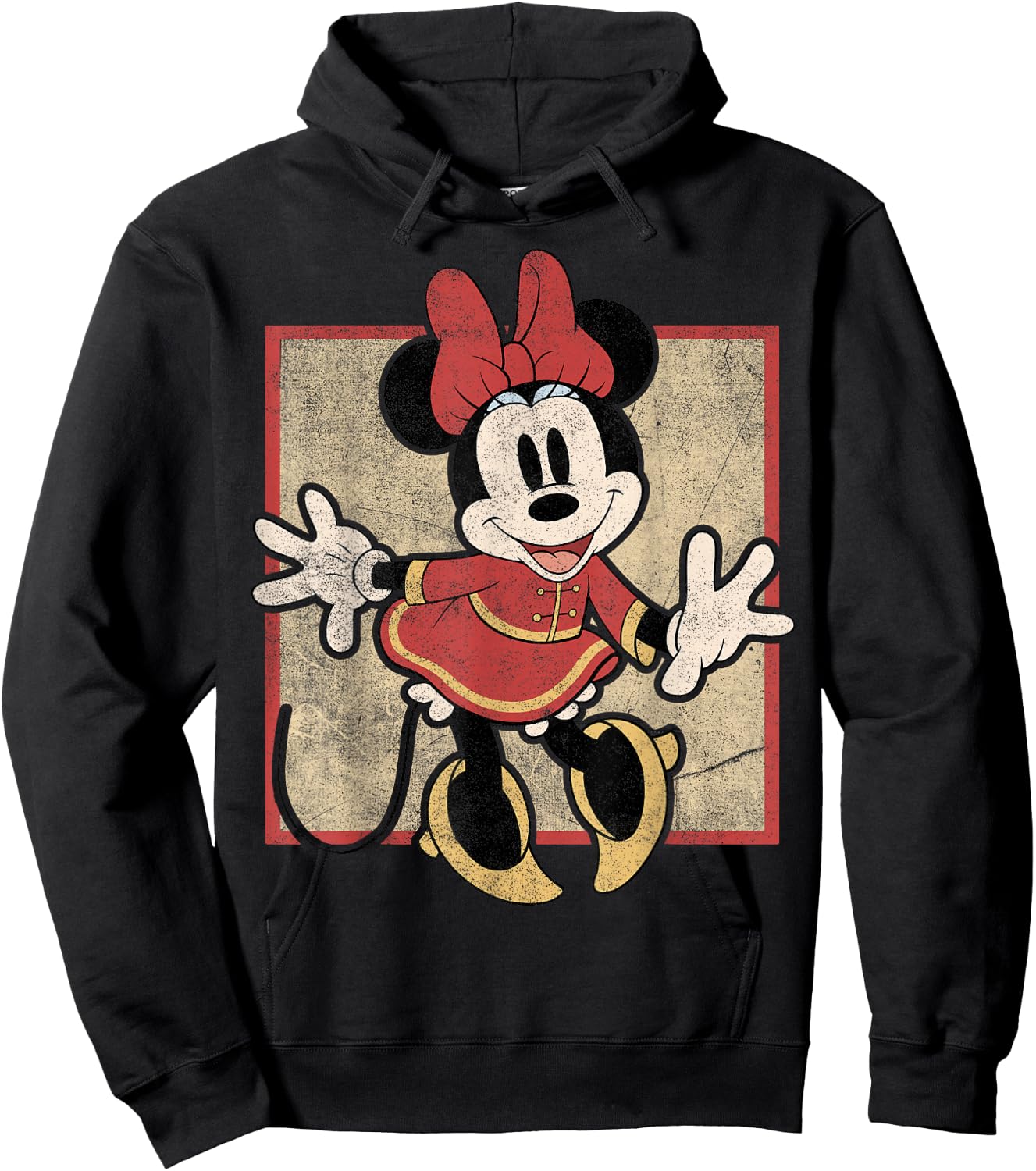 Disney Mickey and Friends Lunar New Year Minnie Vintage Hoodie - Hoodie | Black