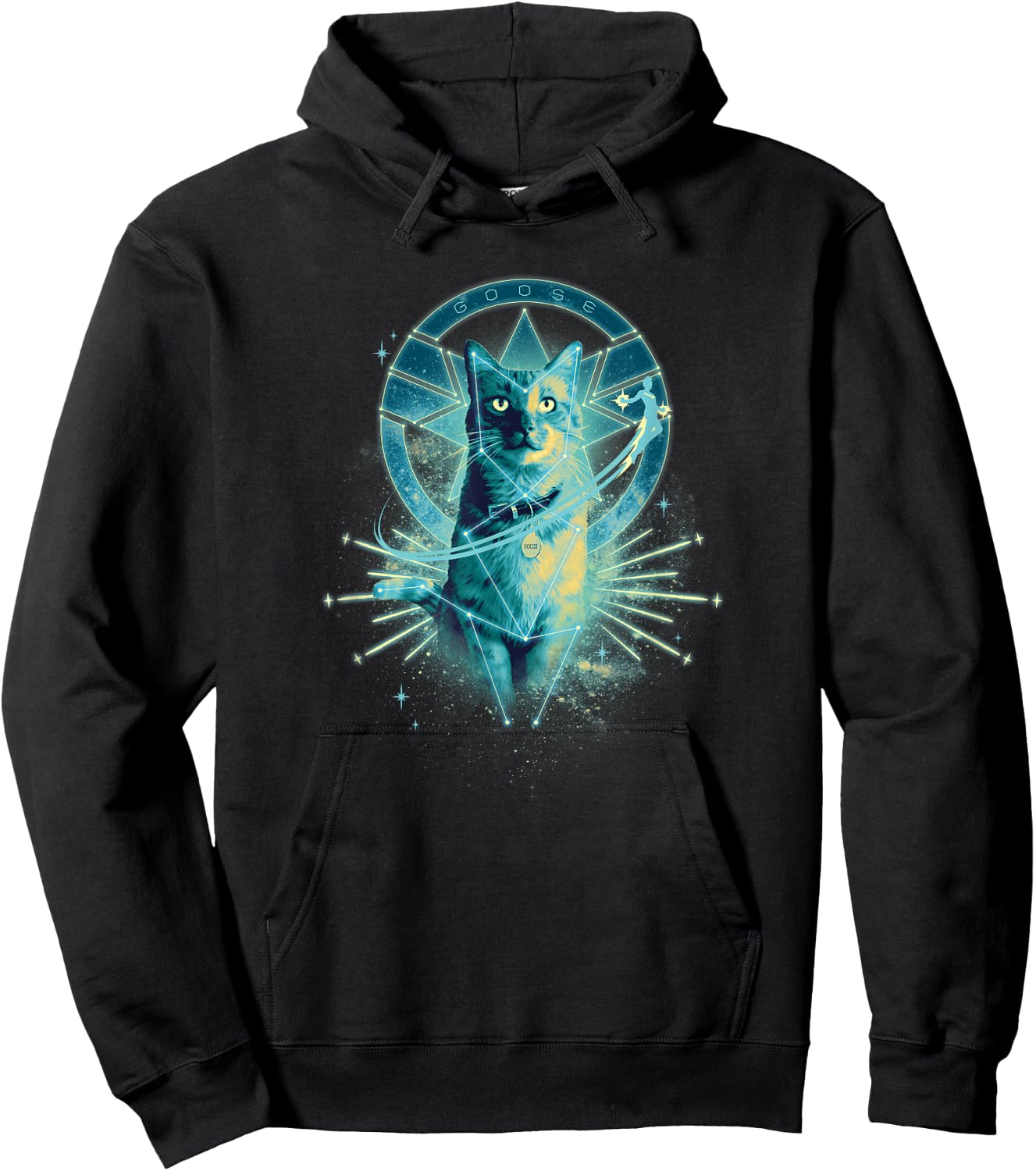 Marvel Captain Marvel Goose the Cat Hoodie - Hoodie | Black