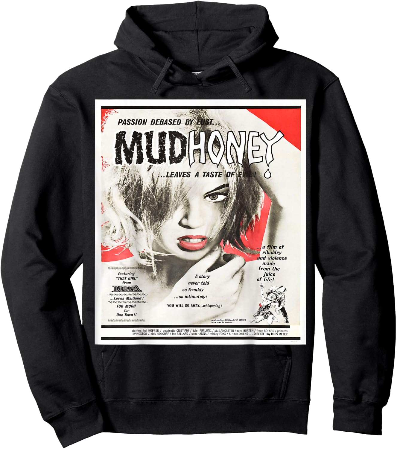 Vintage Images Vintage Poster - Black, Women's, , Short Sleeve, , Small Hoodie - Hoodie | Black