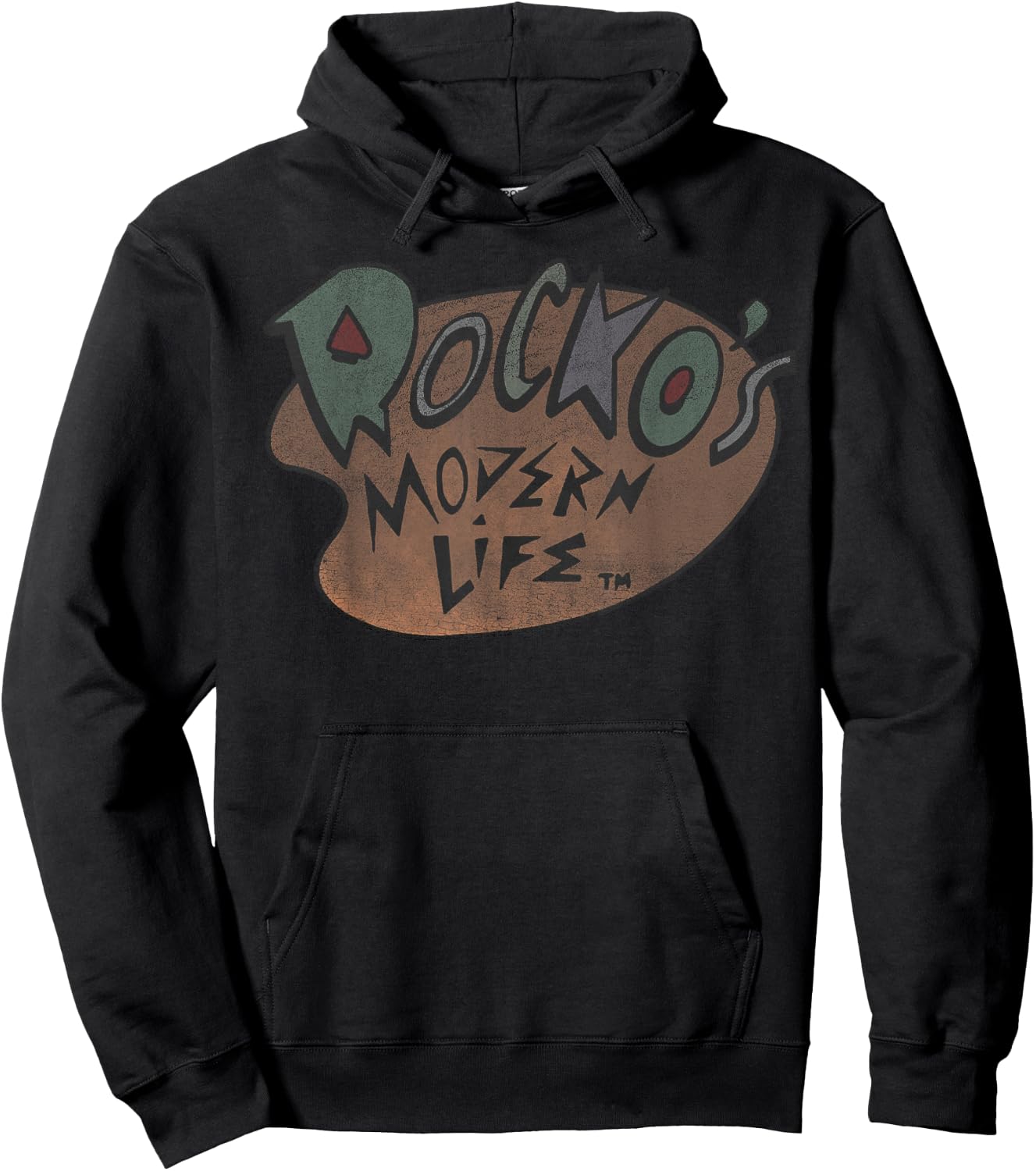 Rocko's Modern Life Vintage Original Logo Hoodie - Hoodie | Black