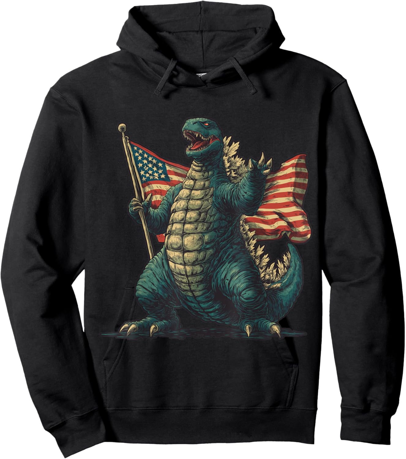 Kaiju 4th Of July Hoodie - Hoodie | Black